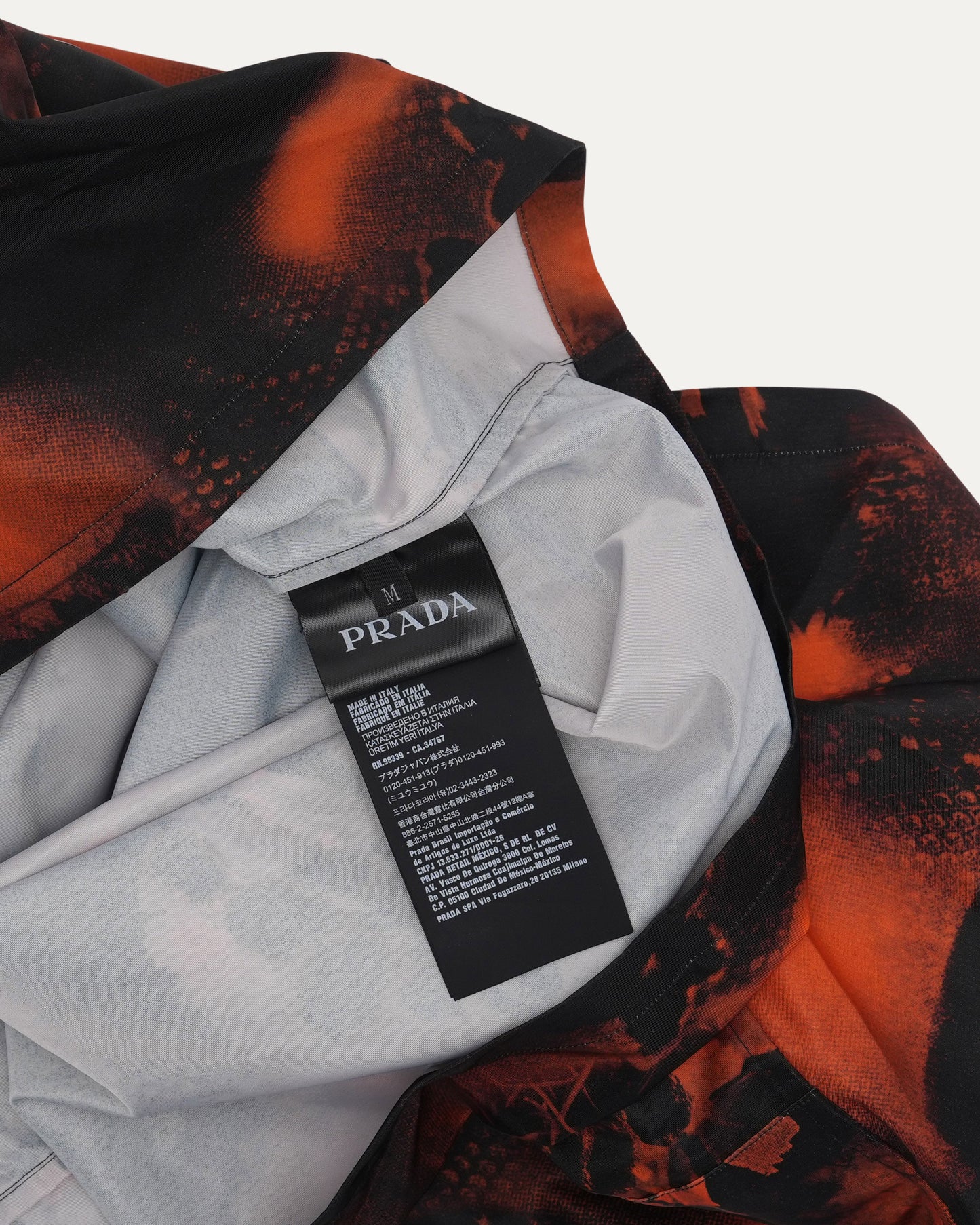 Floral Print Re-Nylon Shirt