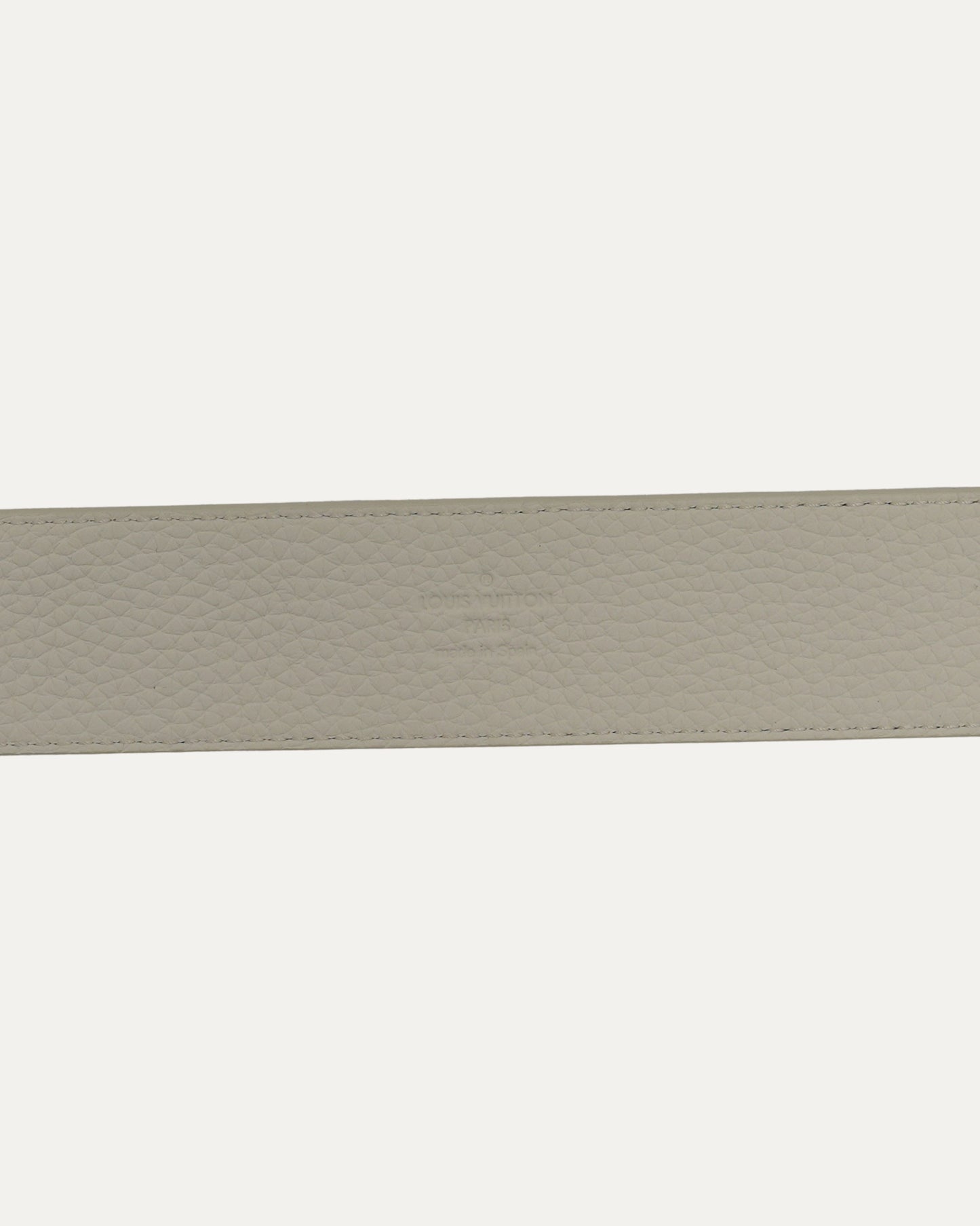 Leather Debossed Monogram Belt