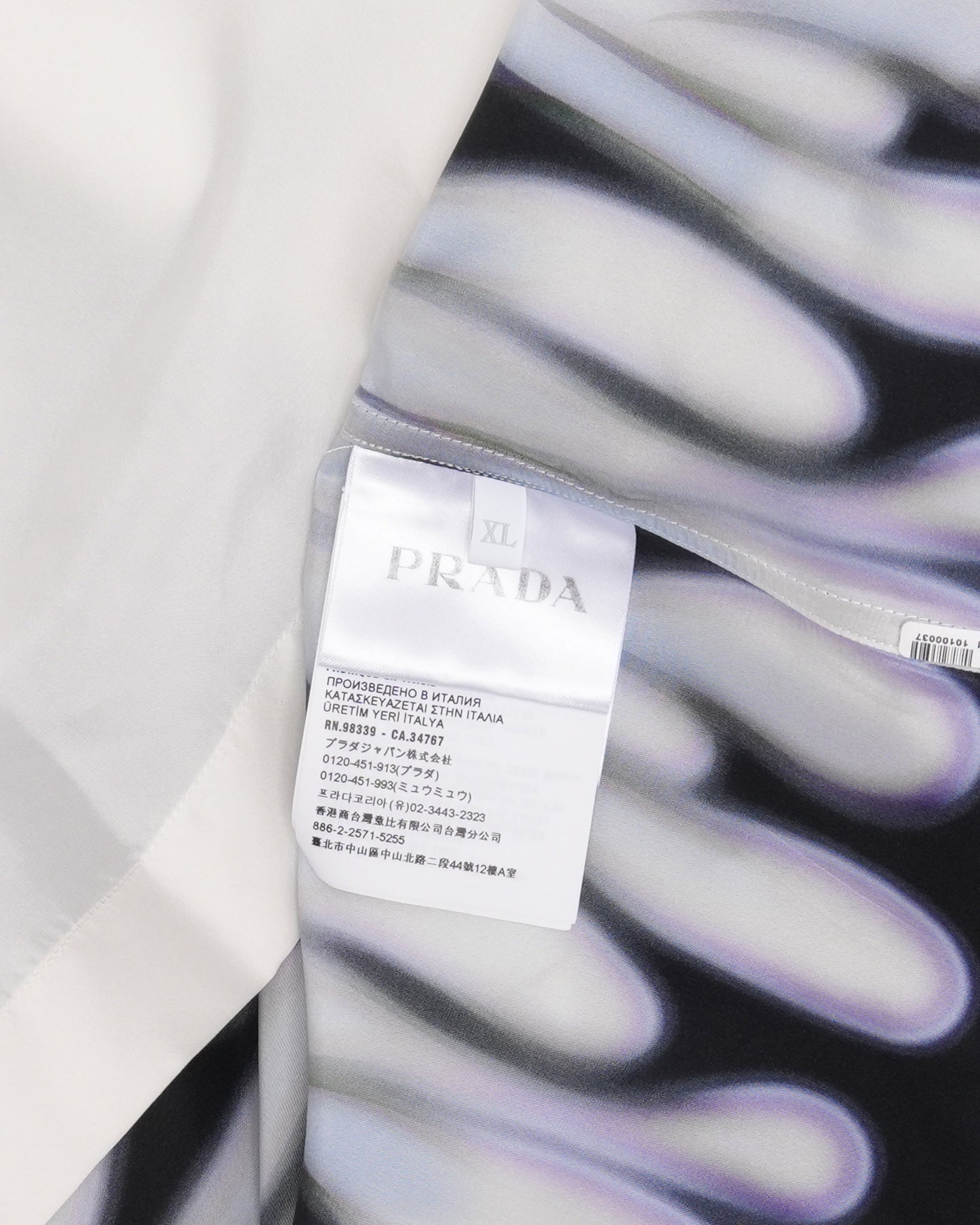 Double Match Flames Silk Bowling Shirt