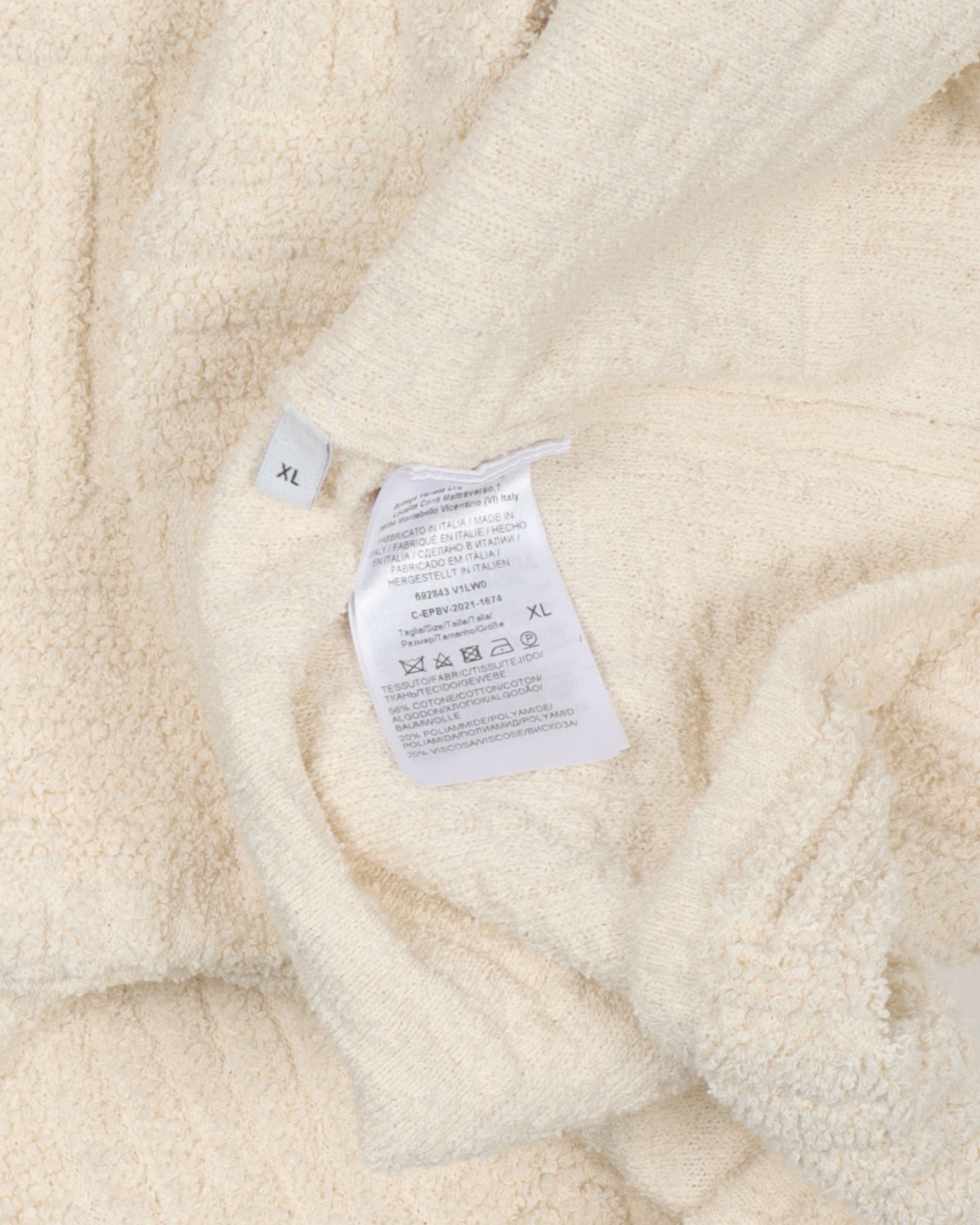 Terry Cloth Long Sleeve Shirt