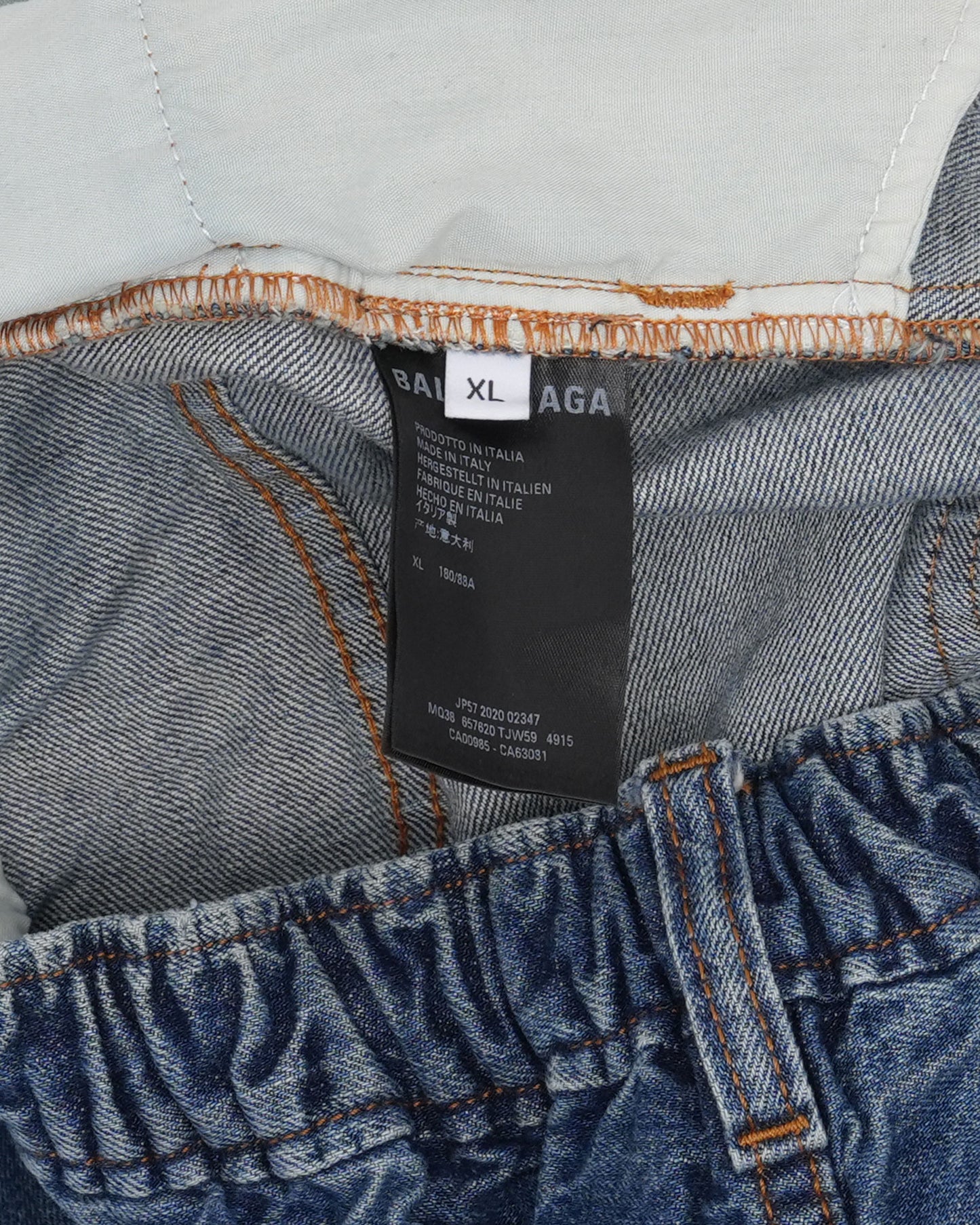 Raw Hem Baggy Denim Shorts