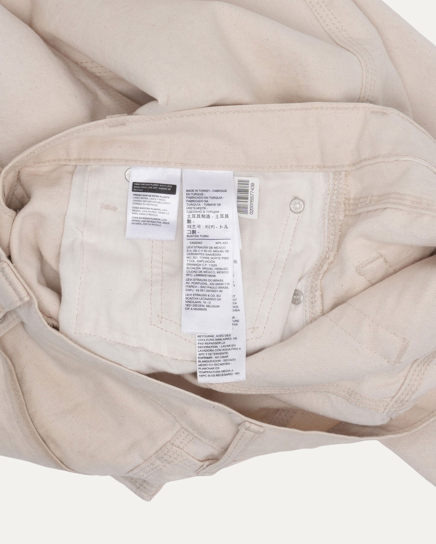 Levi's Straight Fit Duck Canvas Jeans