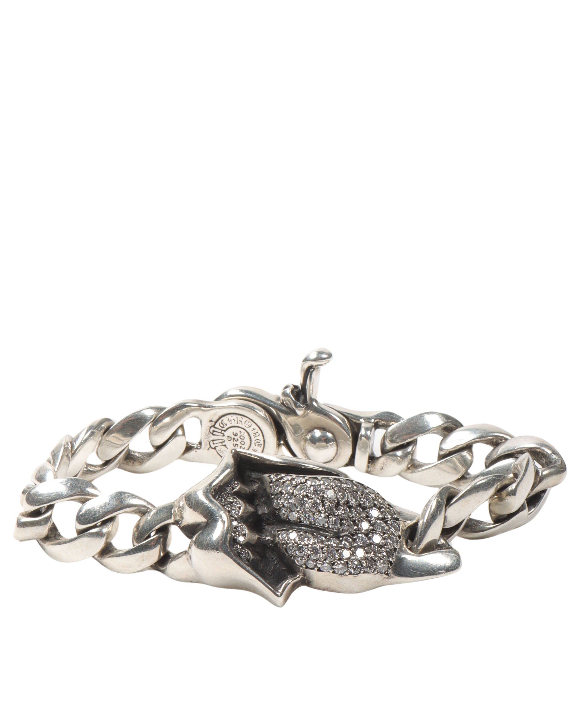 Chrome Hearts Diamond Rolling Stones Bracelet – Justin Reed