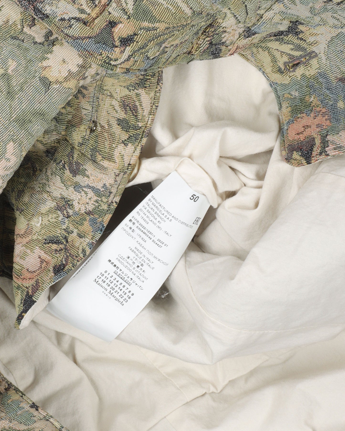 Floral Jacquard Jacket