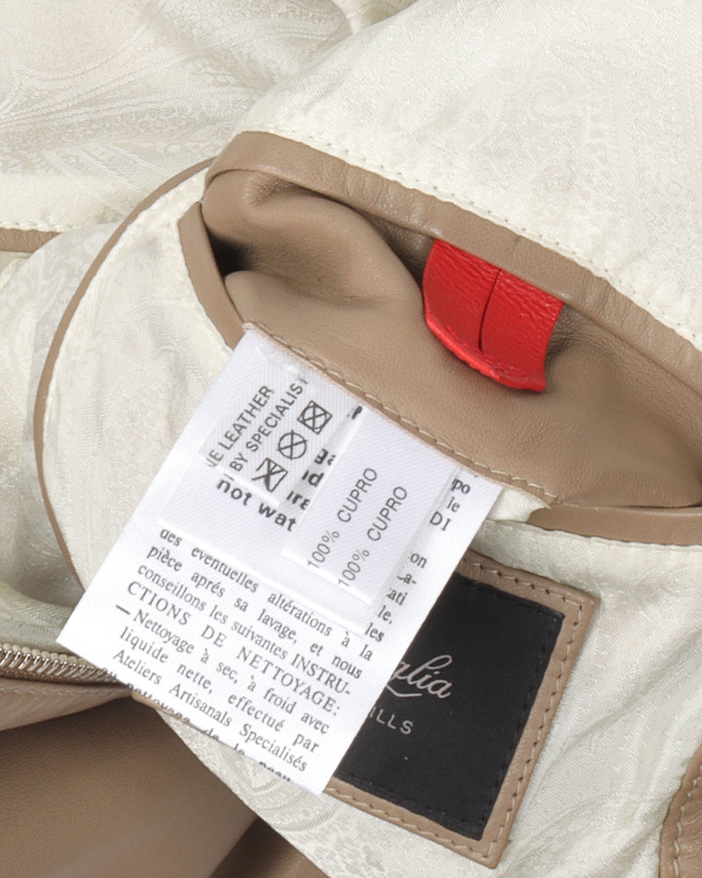 Zip Up Leather Jacket