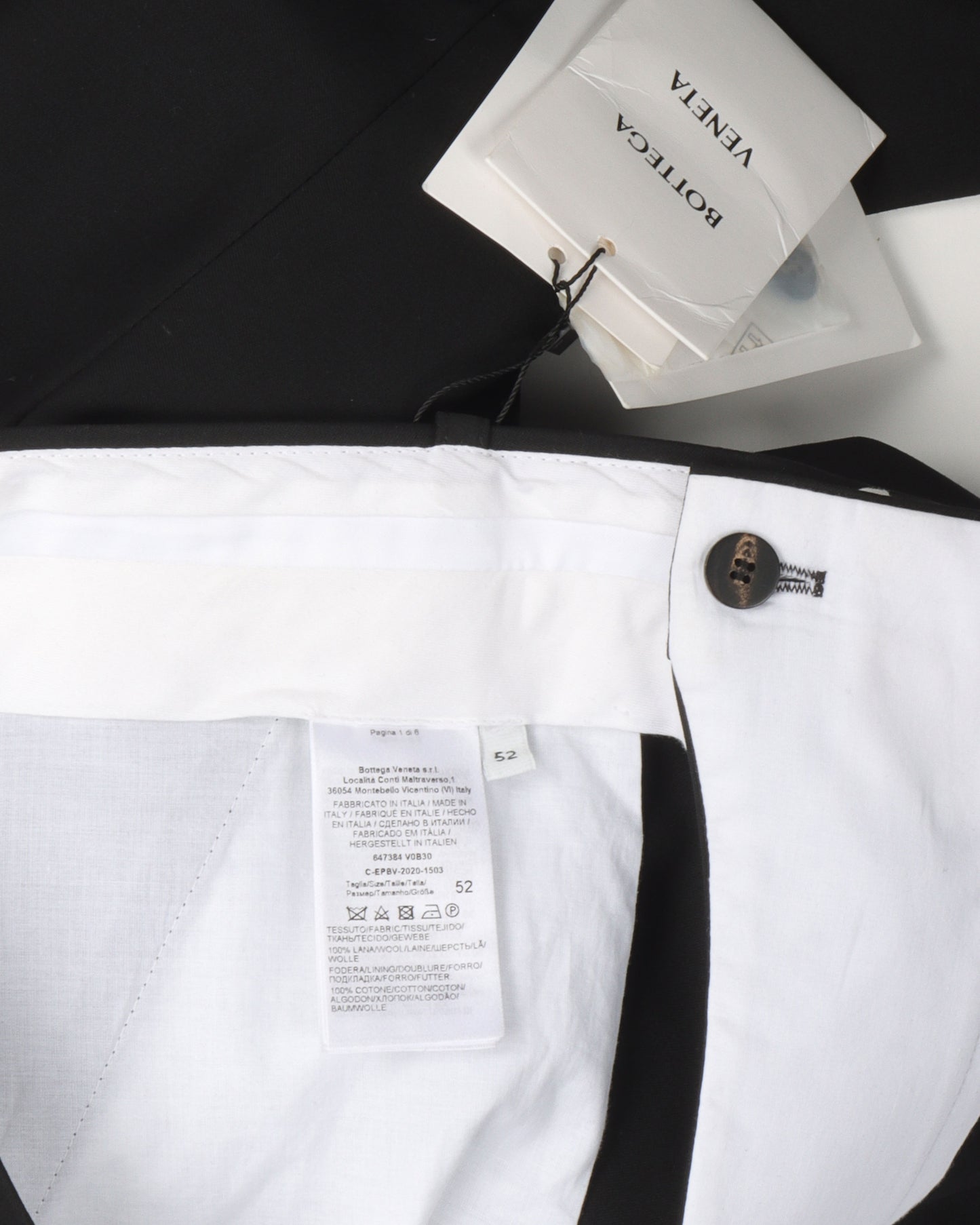 Tapered Wool Trousers