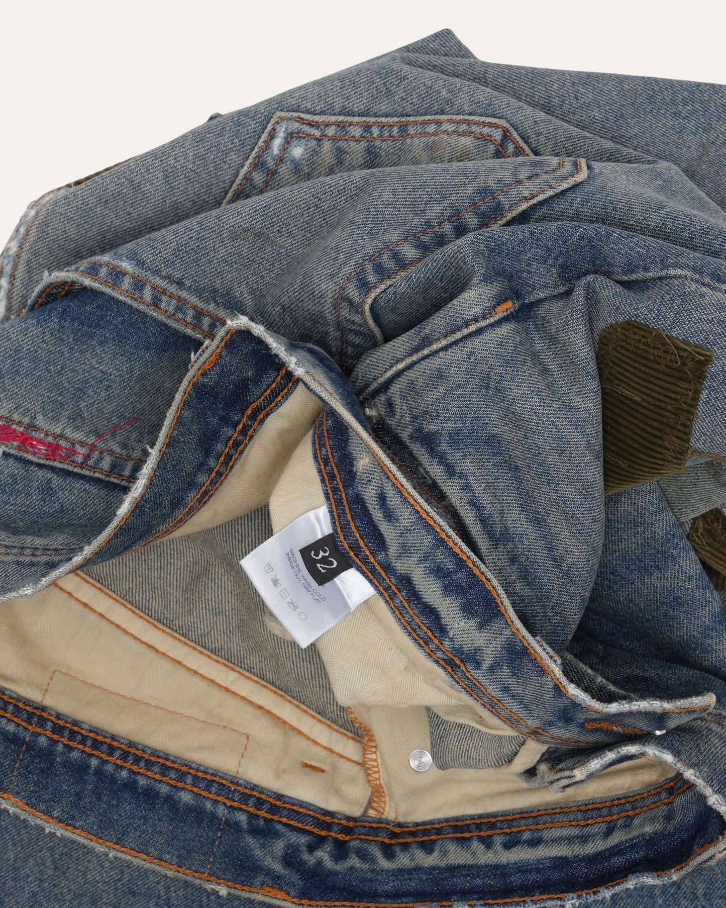 Patchwork Flare Jeans