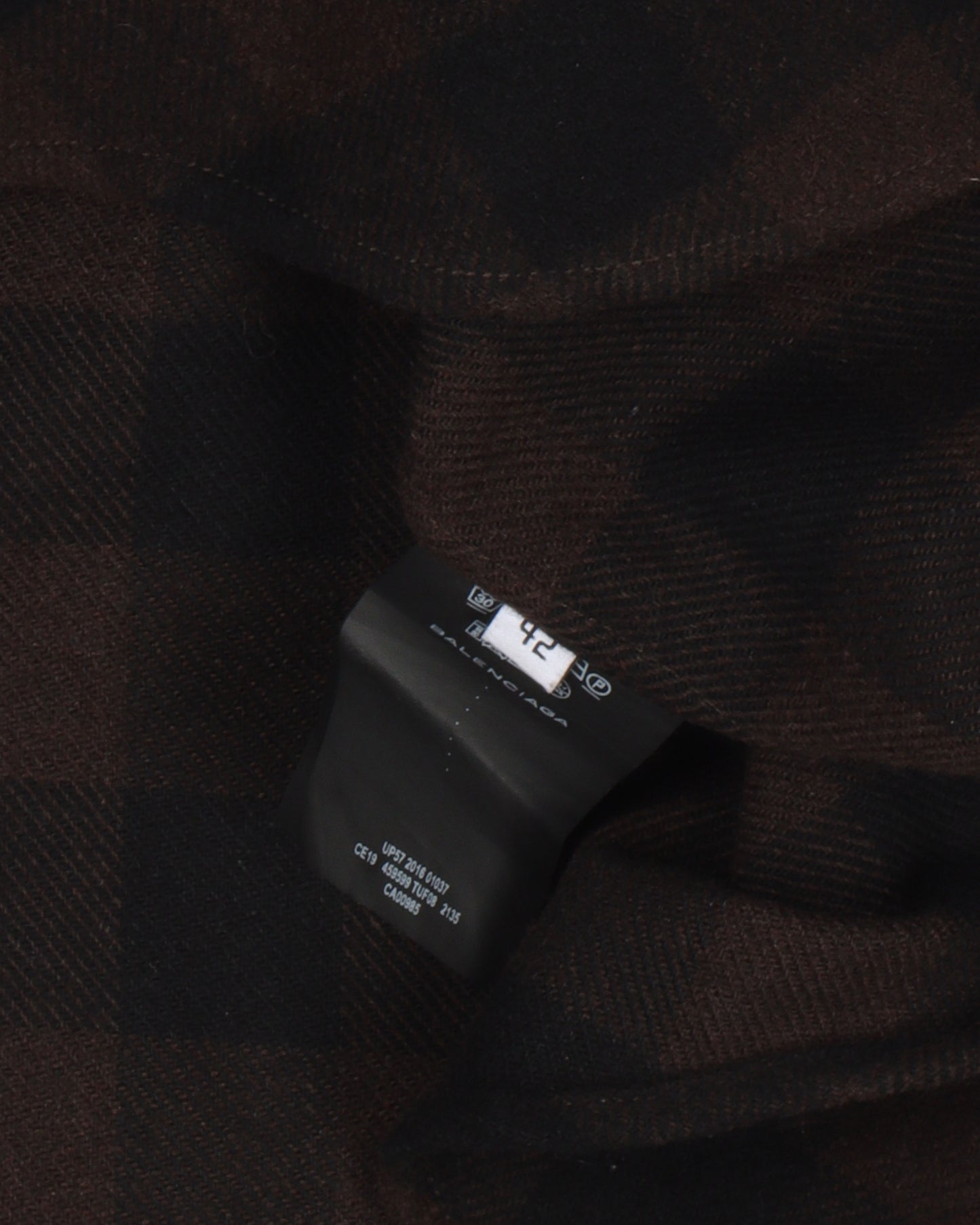 Padded Shoulder Flannel Shirt