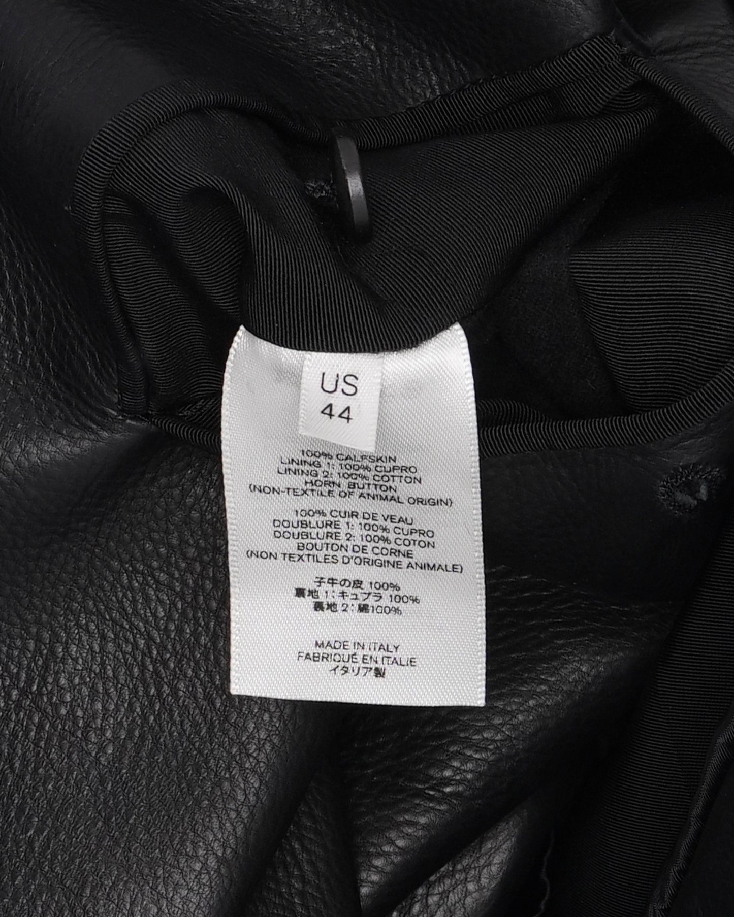 Zip Leather Jacket