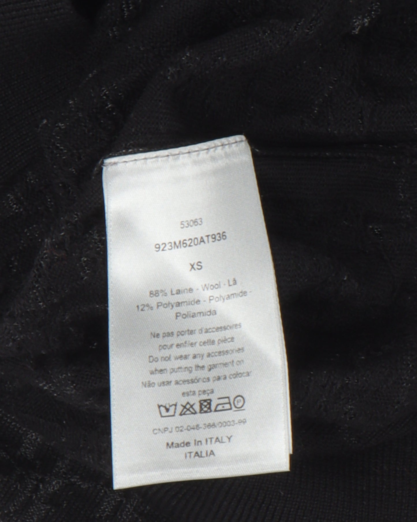 Transparent Oblique Monogram Sweater