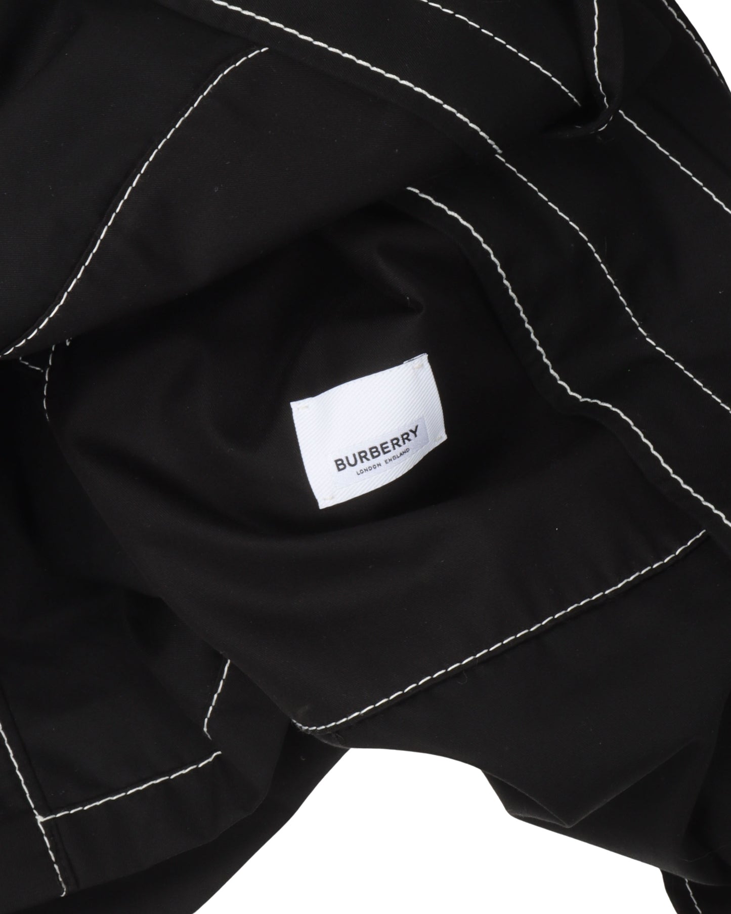 Contrast Stitch Trench Coat