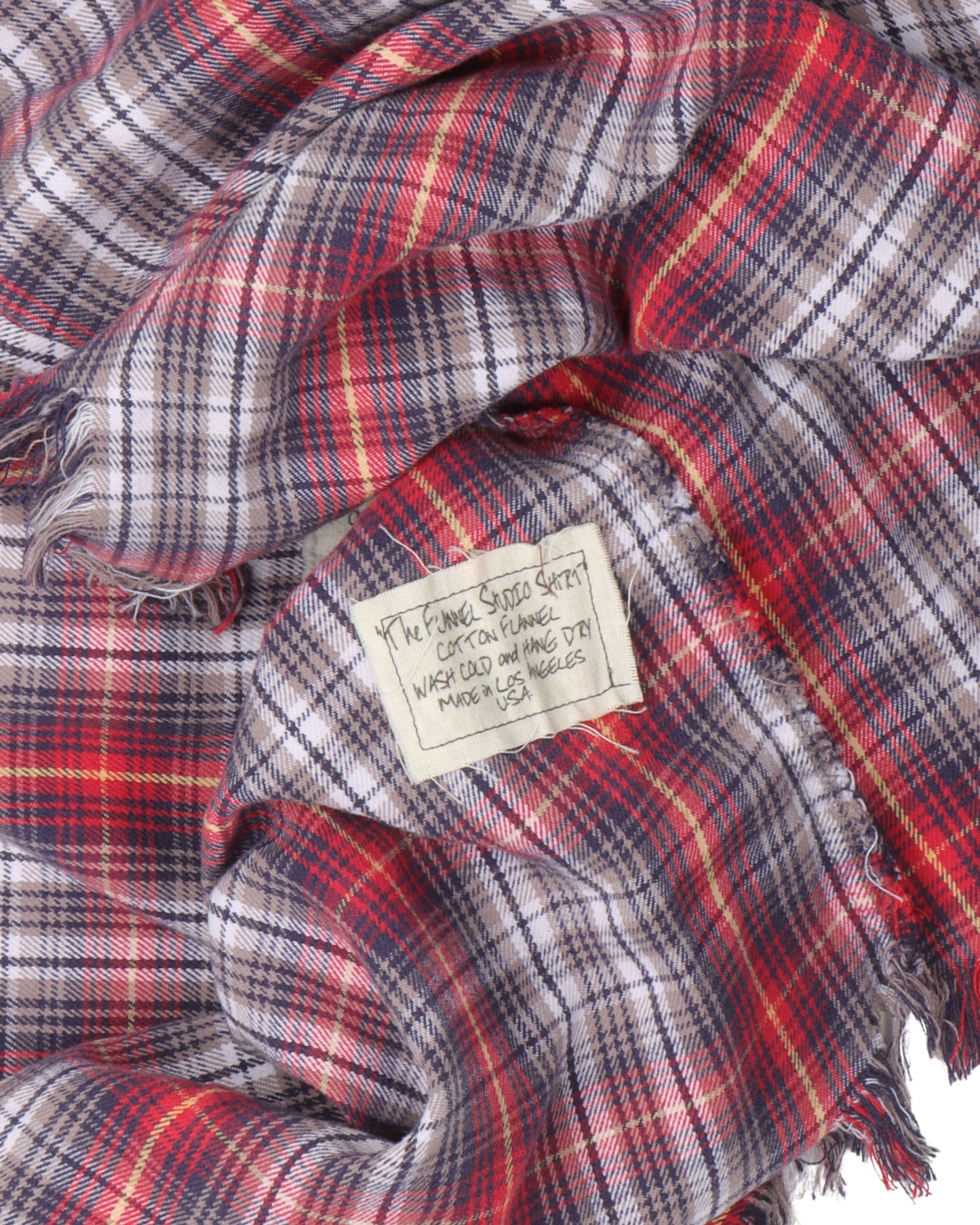 Plaid Flannel Studio Shirt