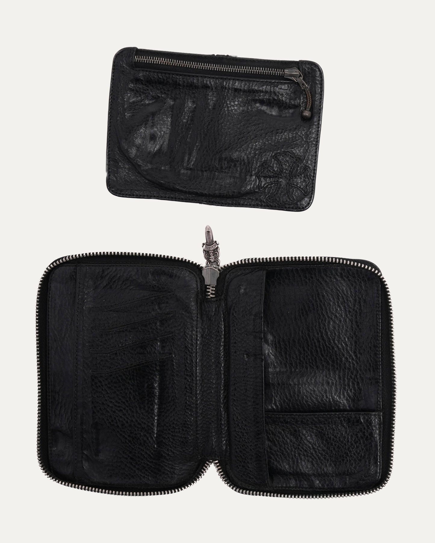 Cemetery Cross Patch Zip Wallet