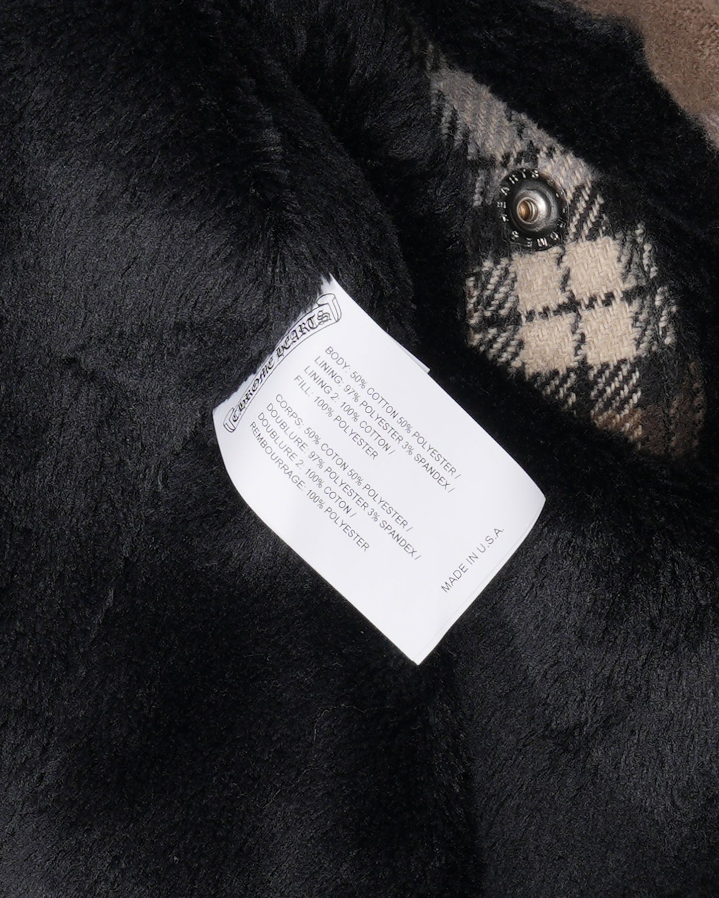 Pile Lined Plaid Mullet Head Shirt