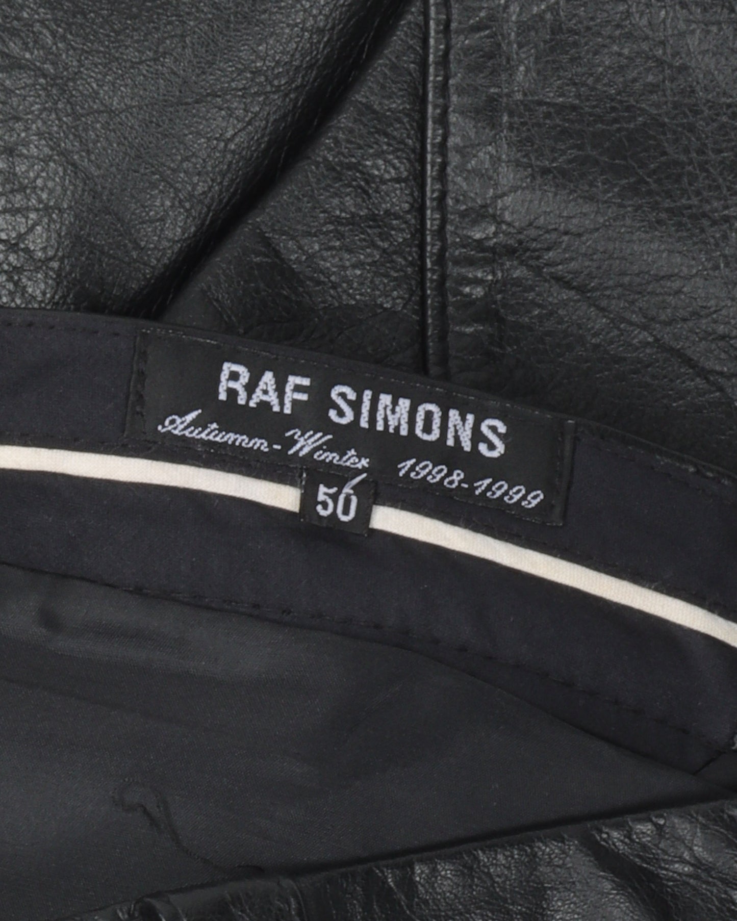 AW98 "Radioactivity" Leather Cargo Pants