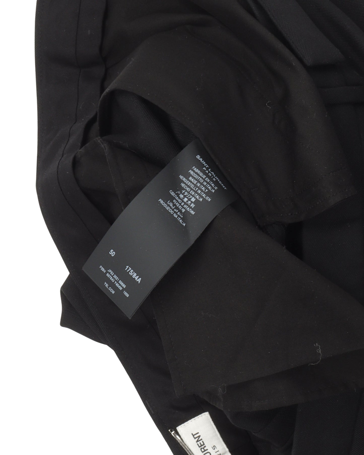 Wool Pleated Trousers