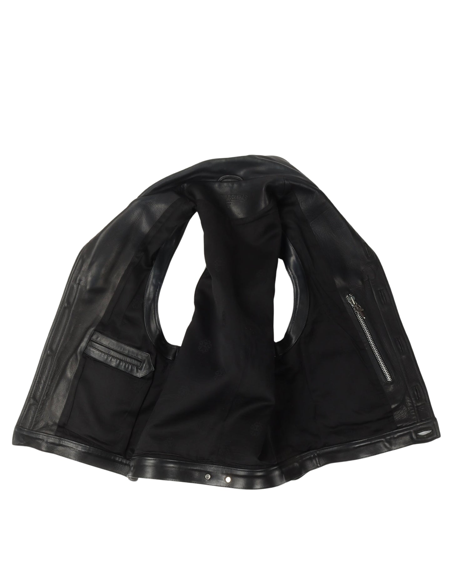 Le Fleur Western Leather Vest