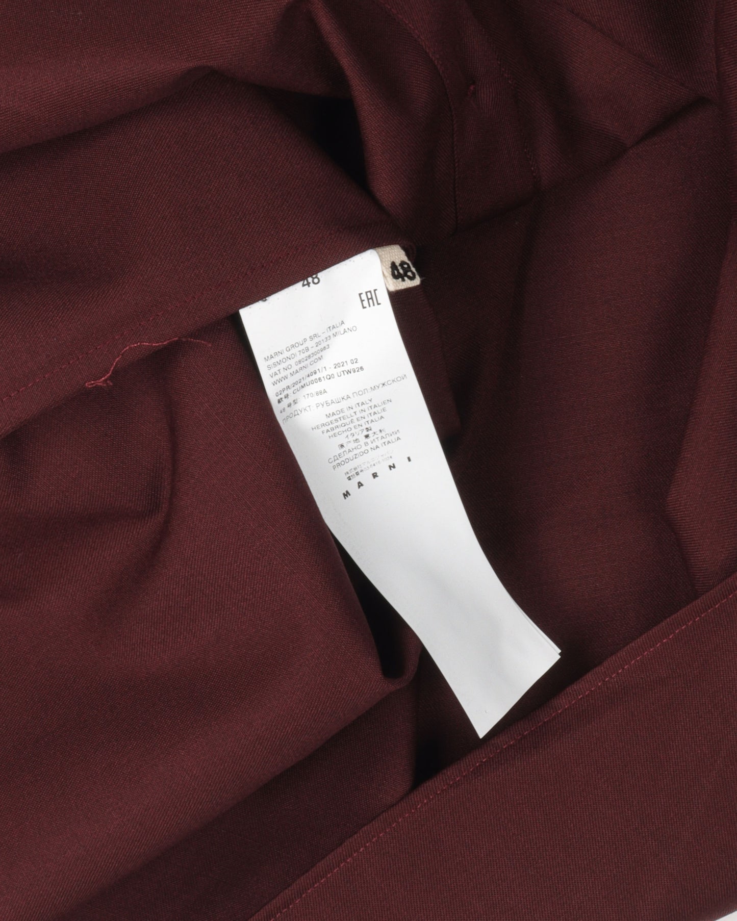 Wool Shirt with Pocket