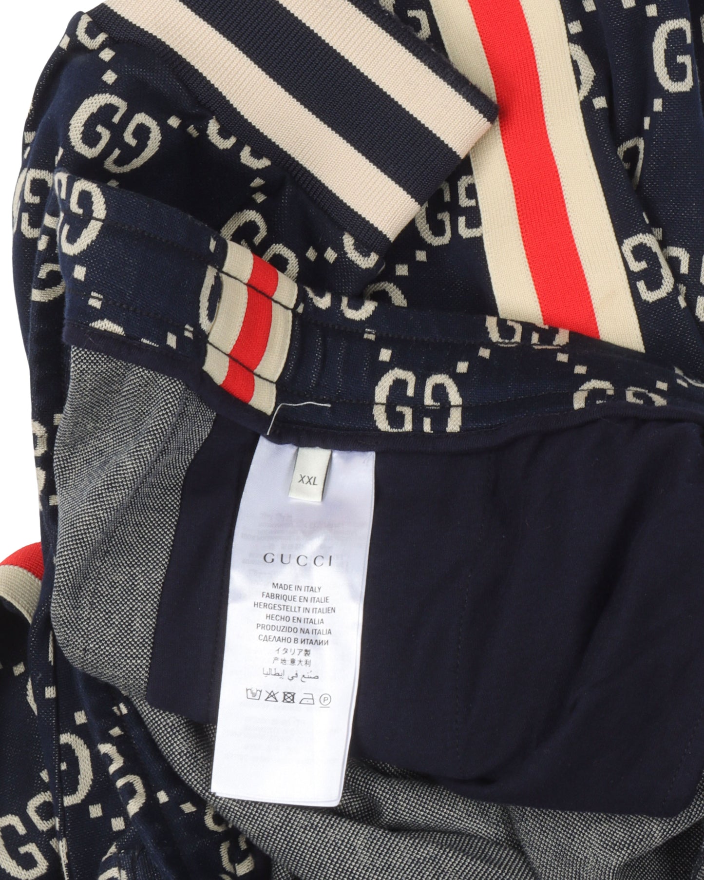 Side-Stripe Jacquard Monogram Track Pants