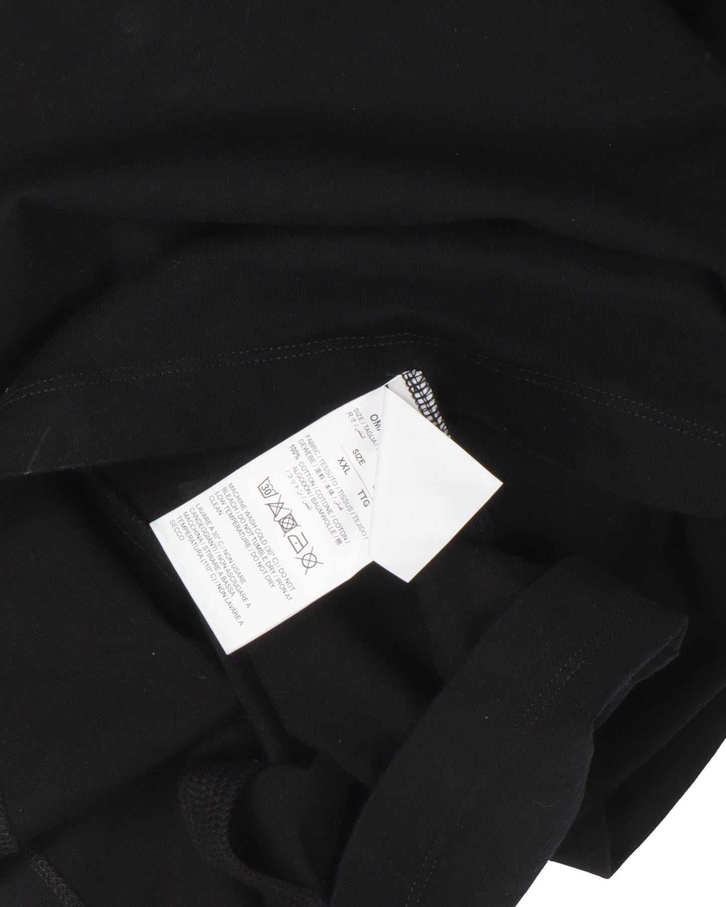 Diagonal Logo Long Sleeve T-Shirt