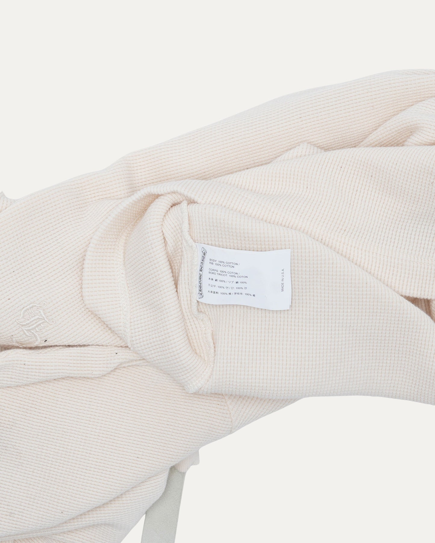 Embroidered Henley Thermal