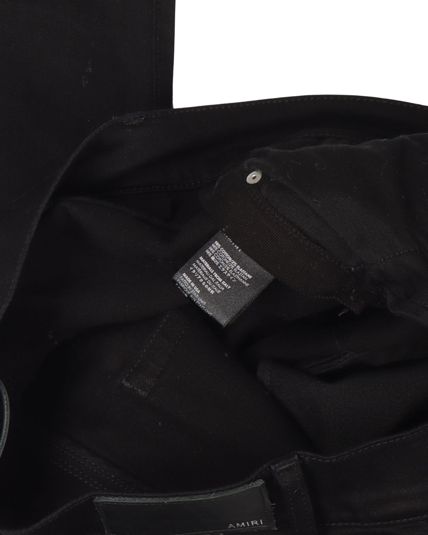 Lightly Distressed Denim Jeans