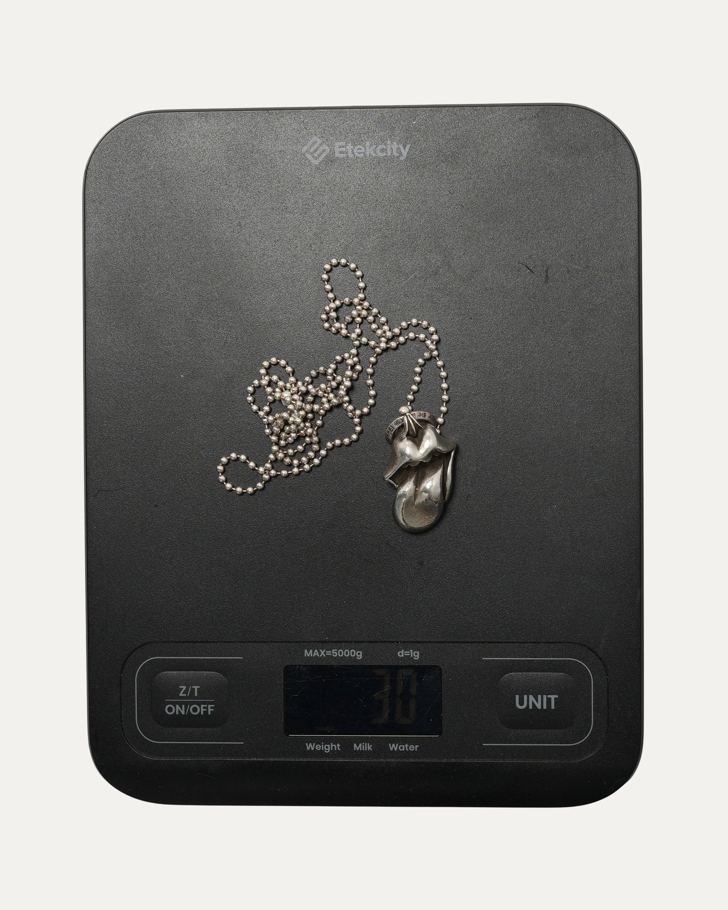 Rolling Stones Pendant with Ball Chain