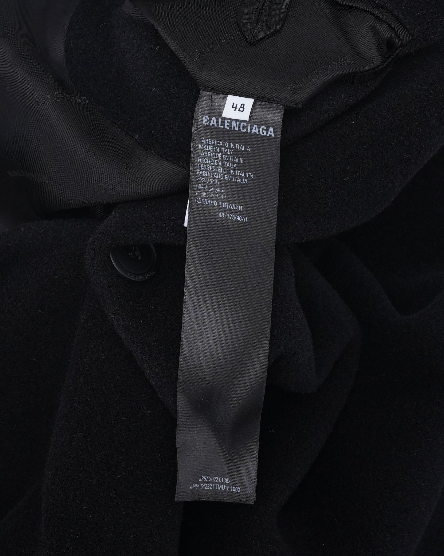 Alpaca-Wool Blend Overcoat