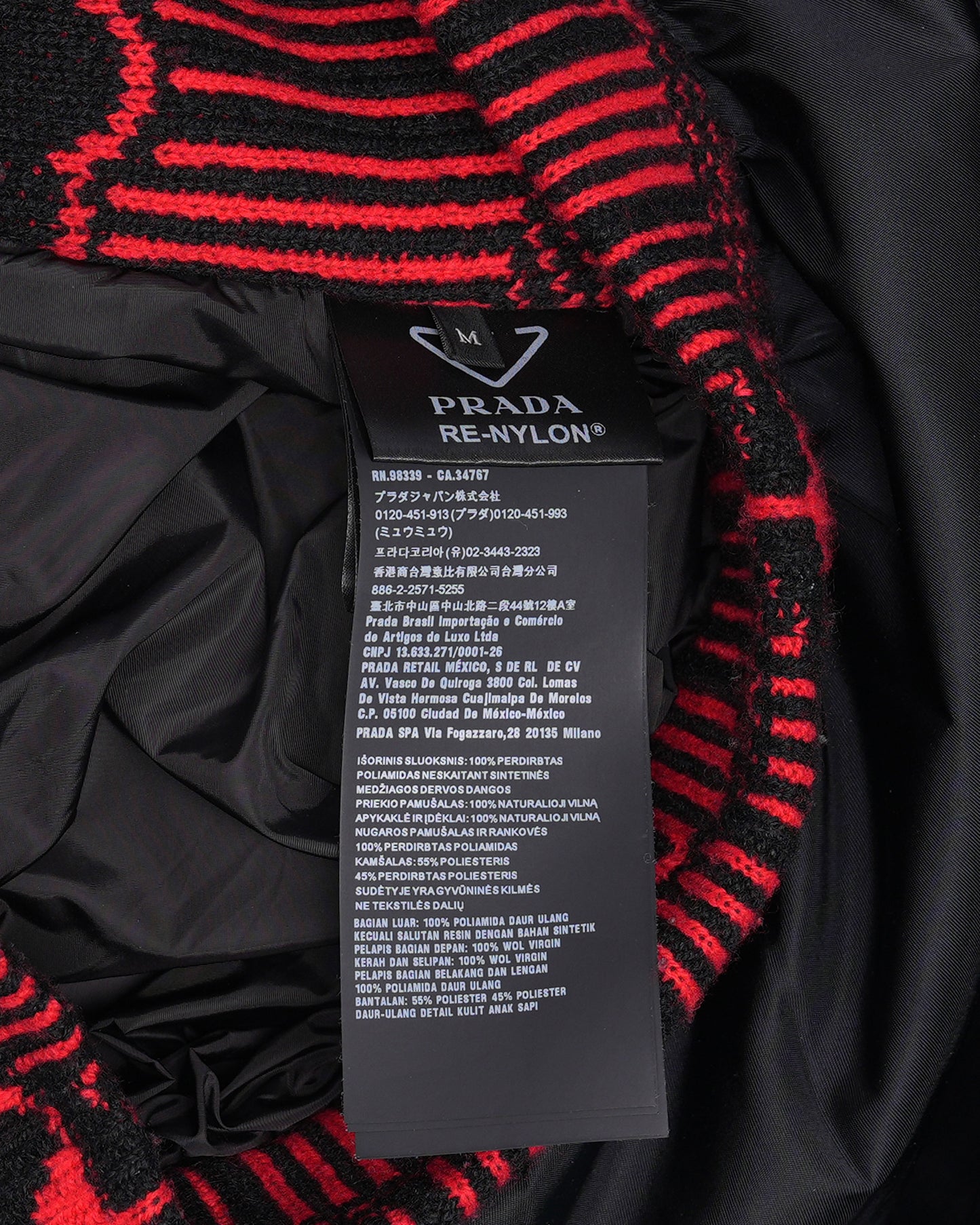 FW21 Raf Simons Re-Nylon Bomber Jacket
