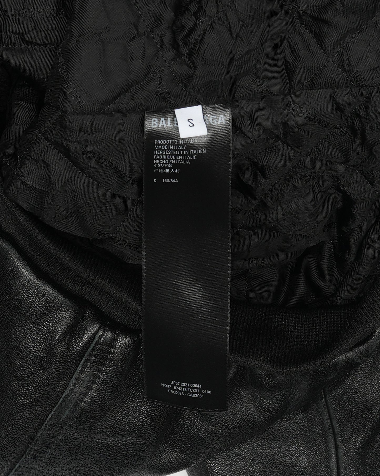 Leather Bomber Jacket