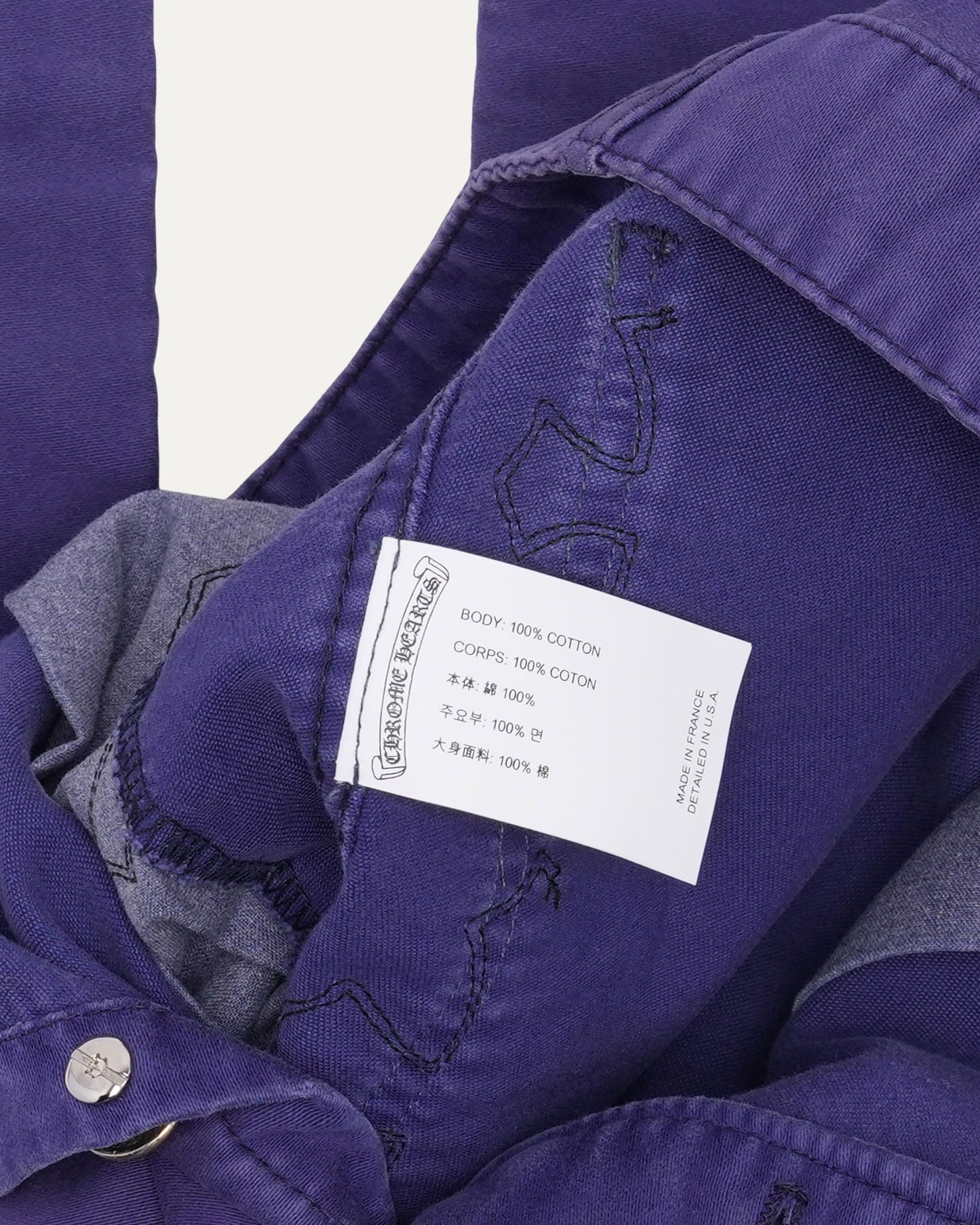Cross Patch Bleu de Travail French Work Pants