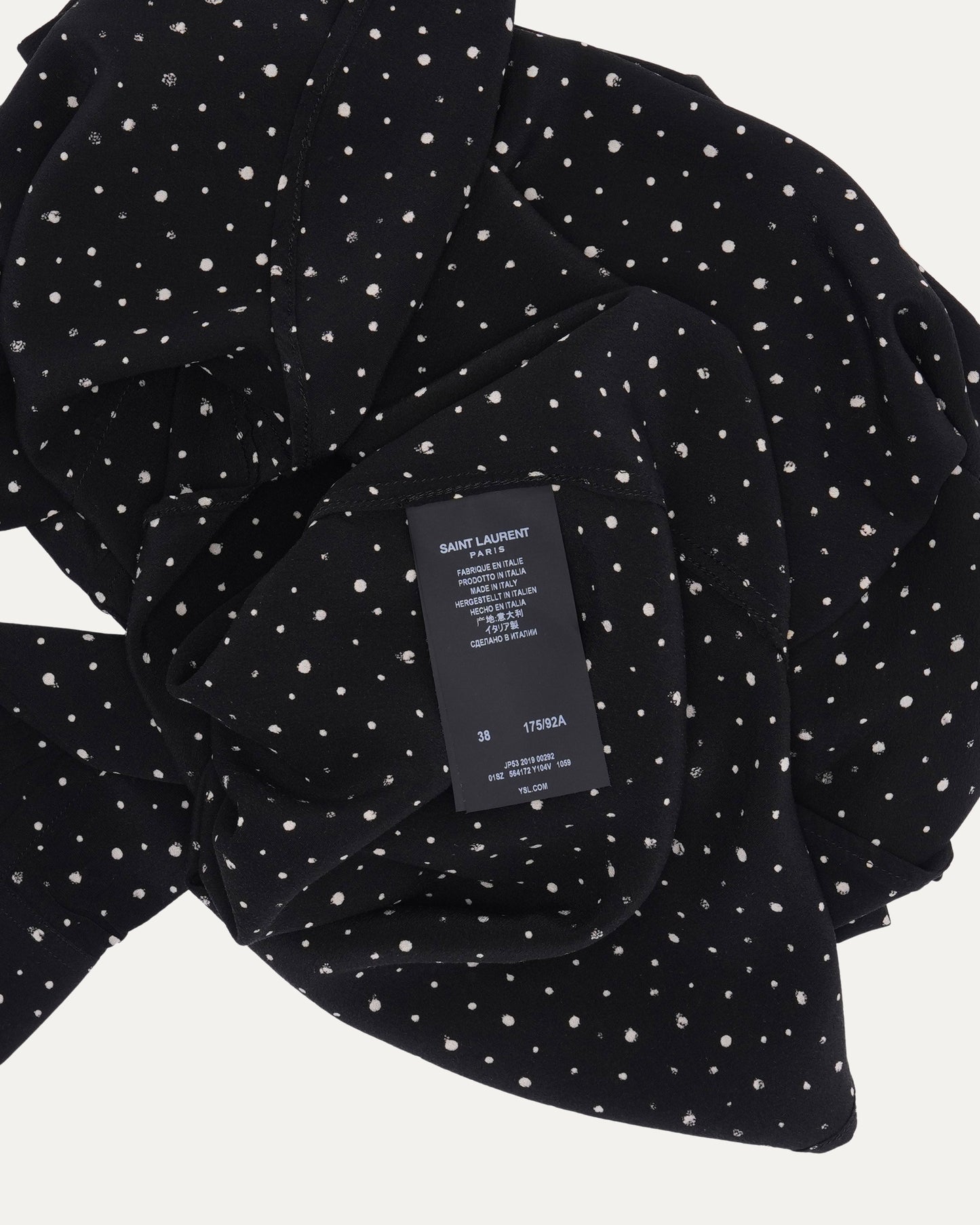 Dot Pattern Silk Shirt