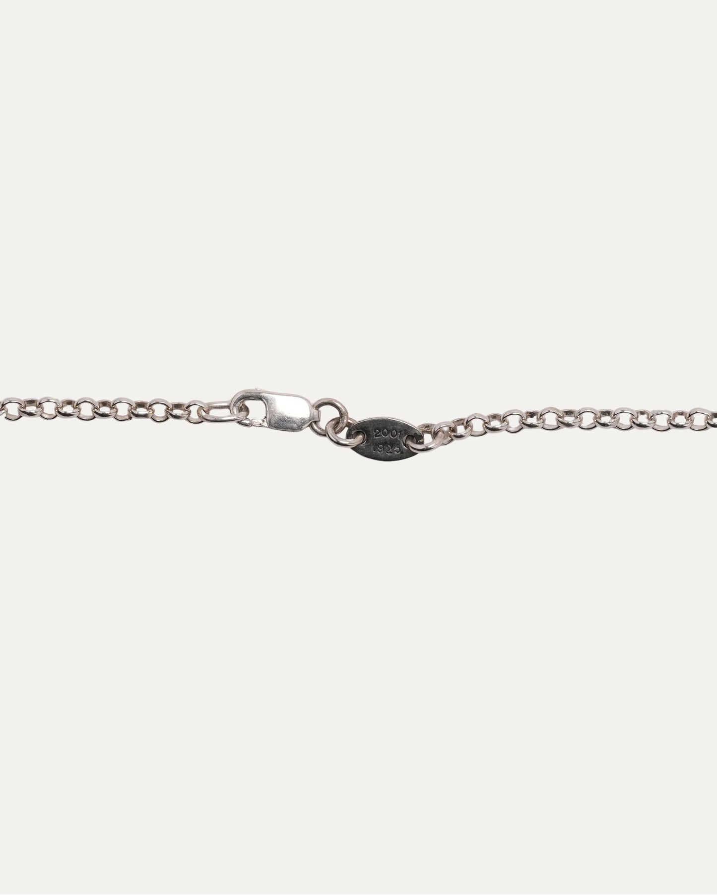 Diamond Safety Pin Necklace