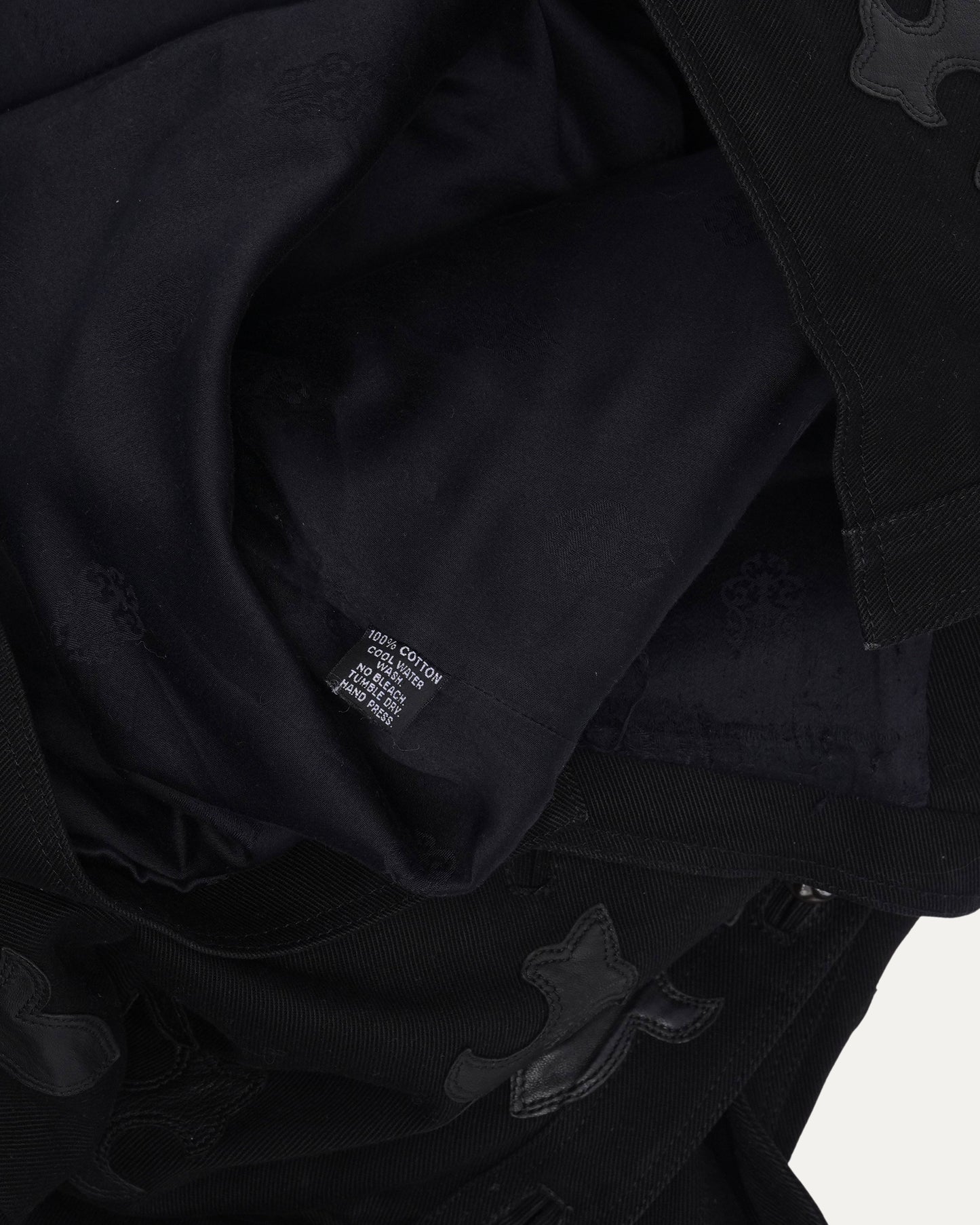 Denim Western Dagger Patch Jacket