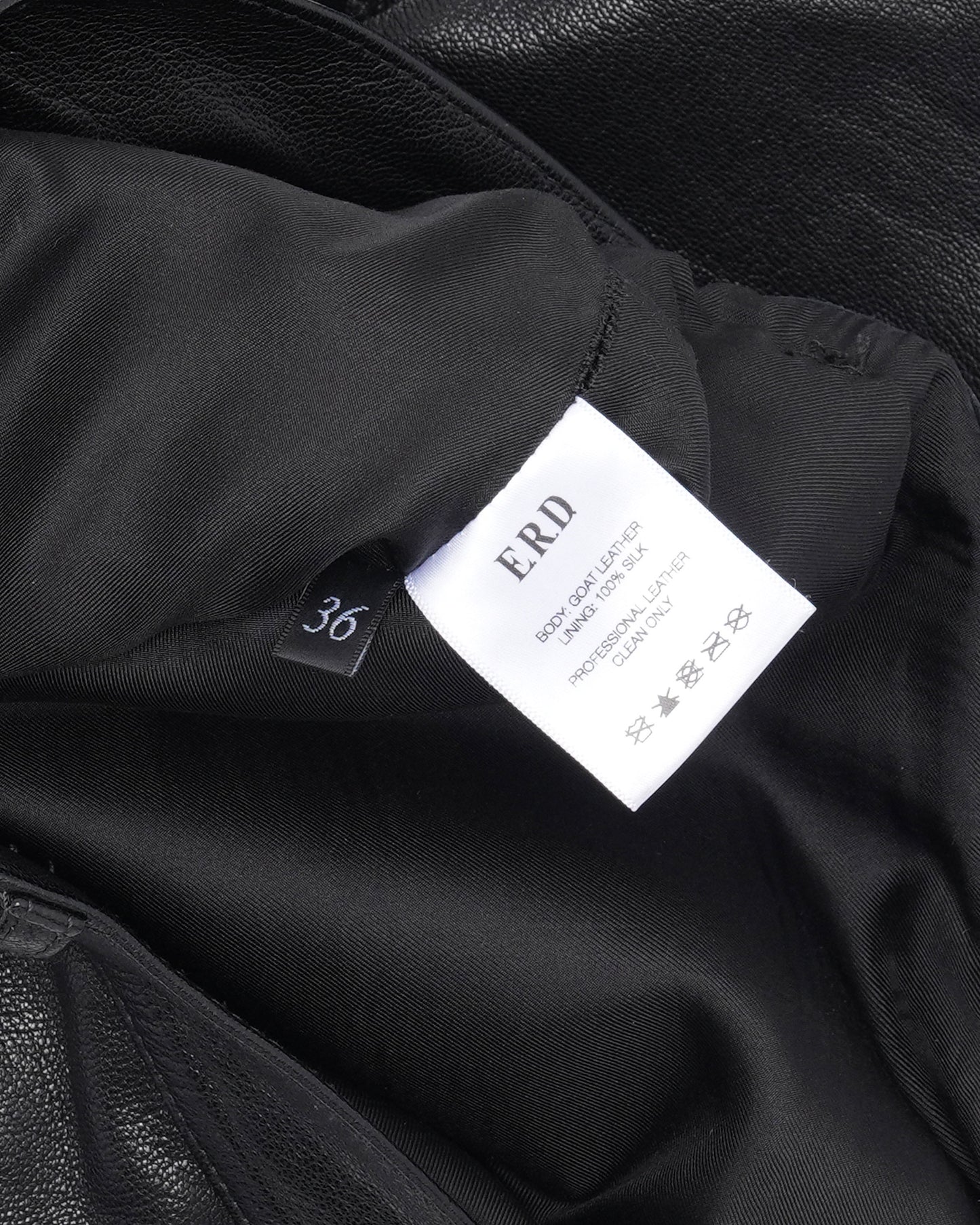 AW23 Leather Flared Pants