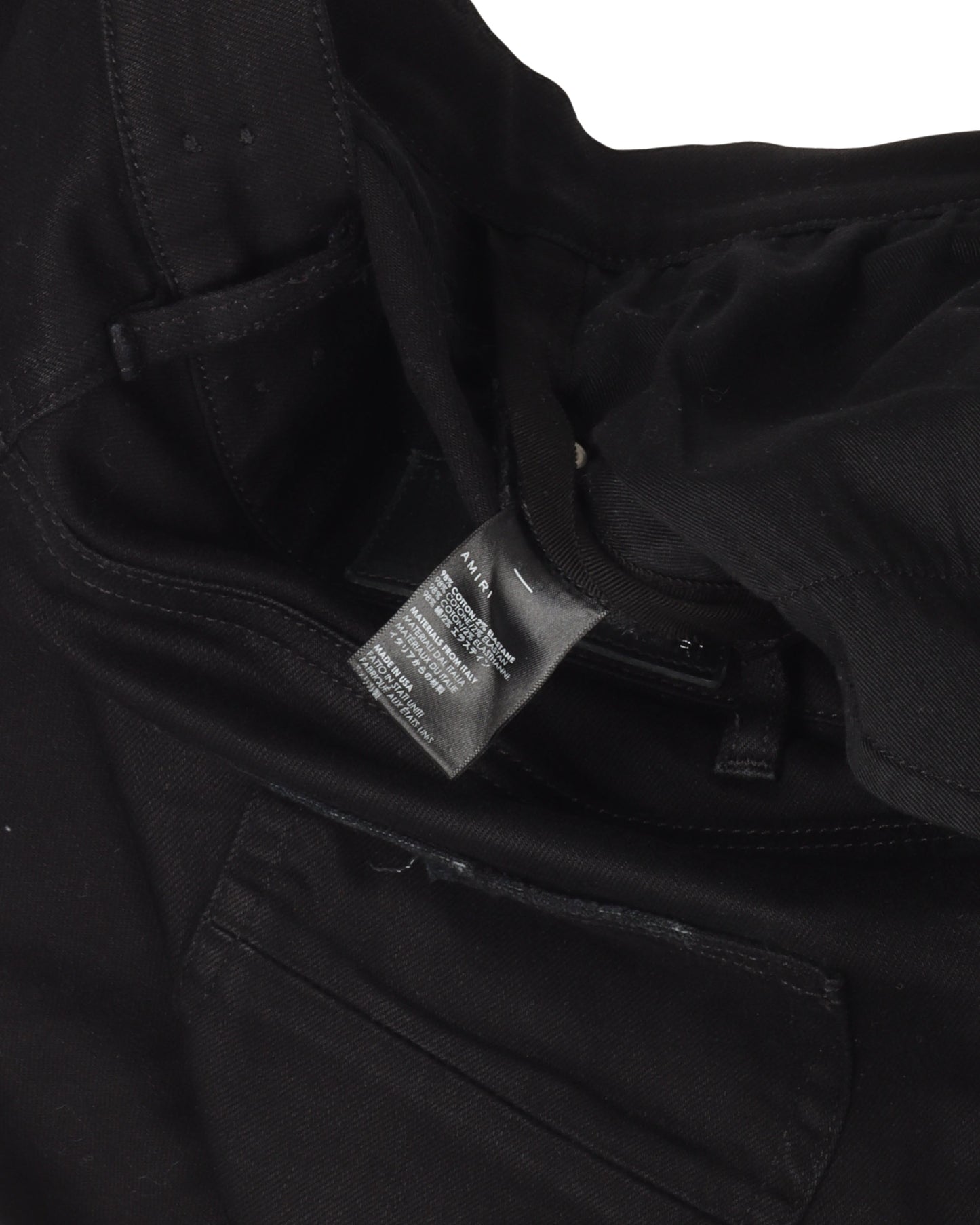 Lightly Distressed Denim Jeans