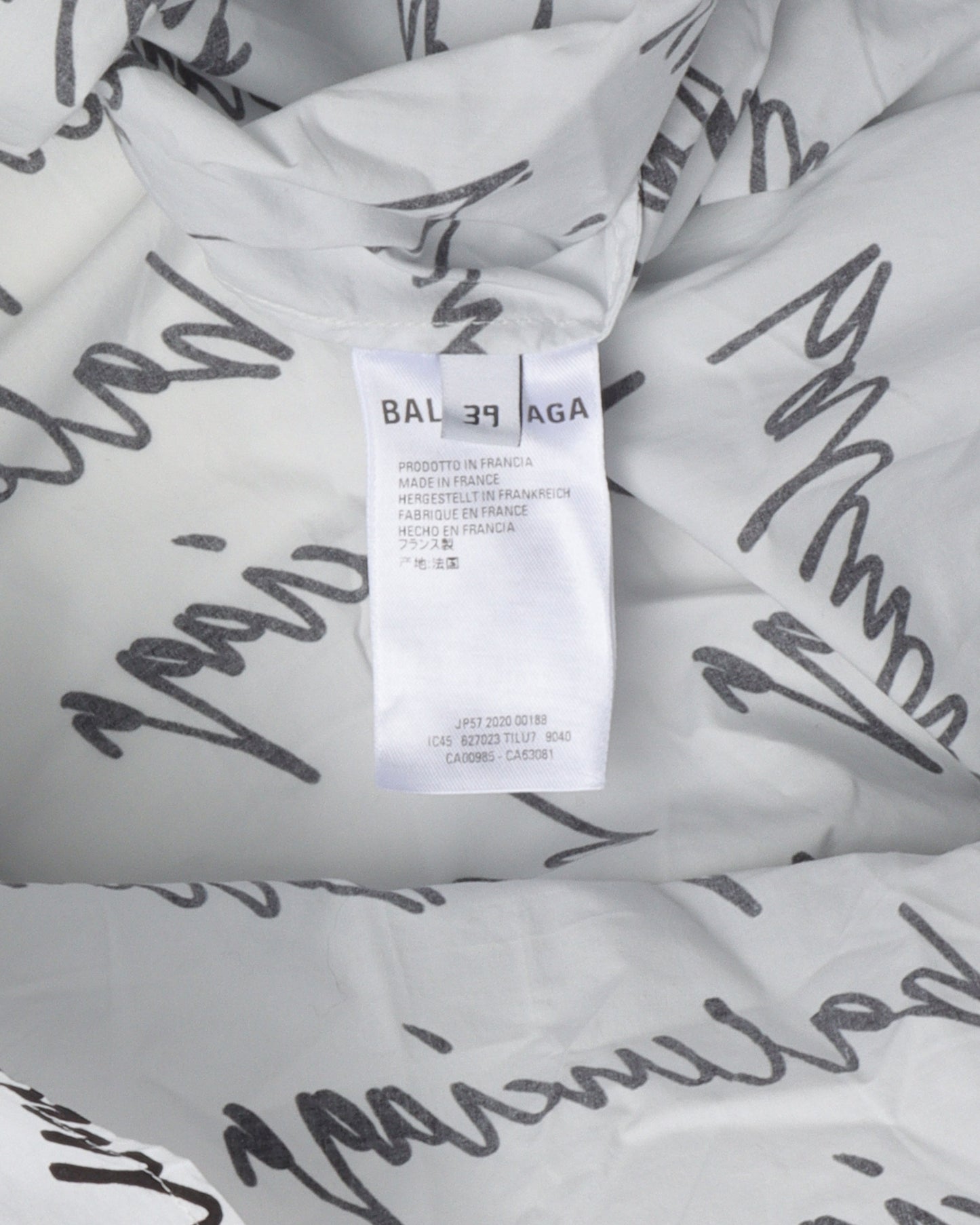 Script Monogram Button Up Shirt