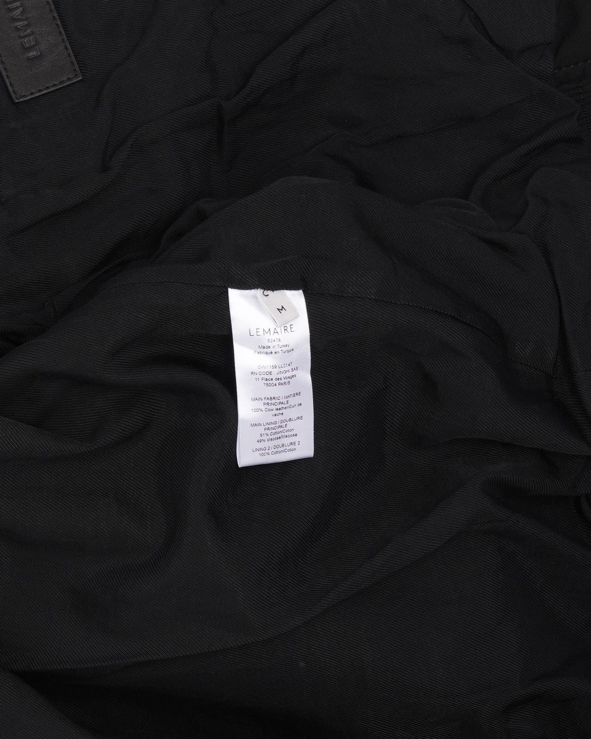Boxy Leather Blouson