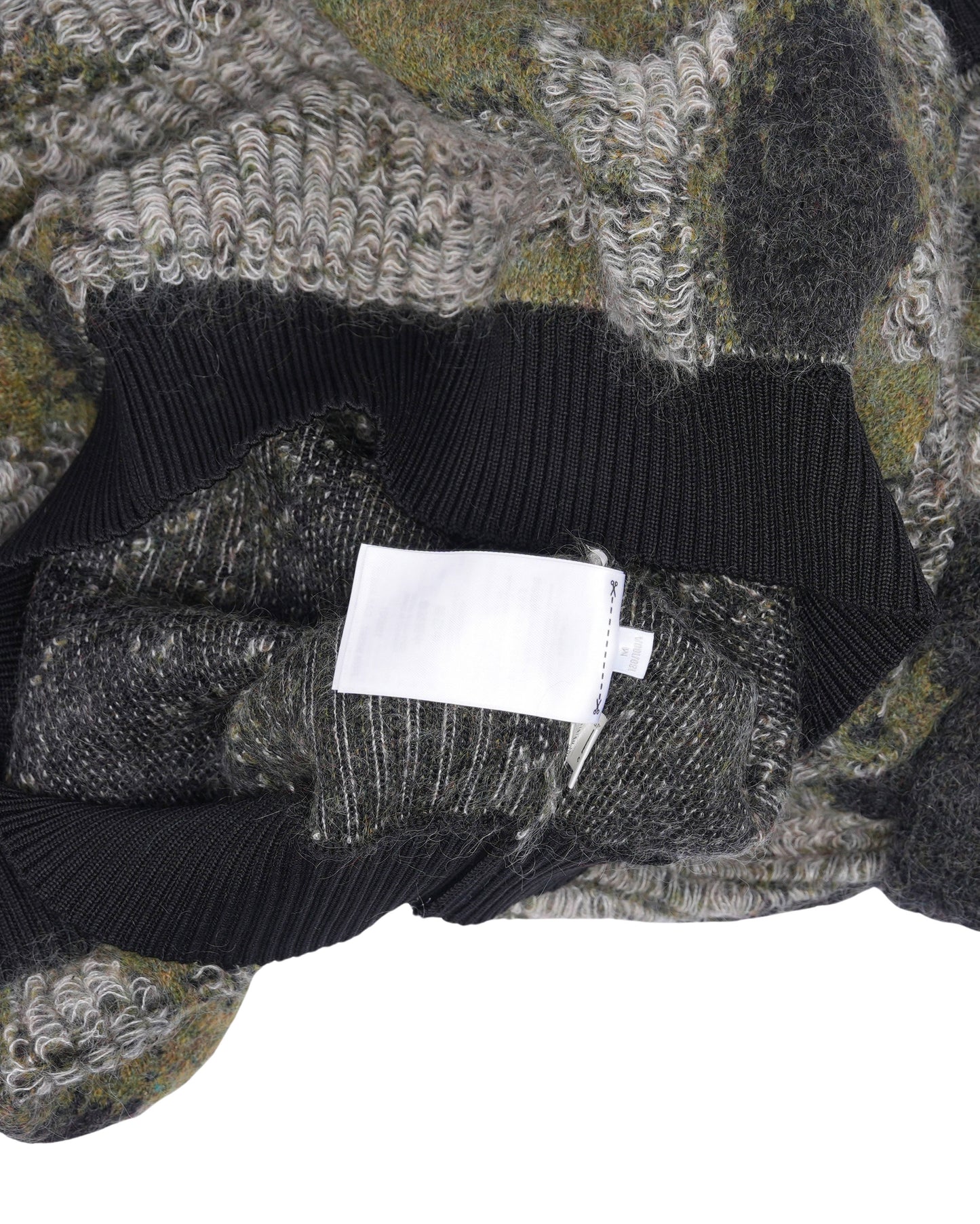 Camouflage Mohair Blend Knit