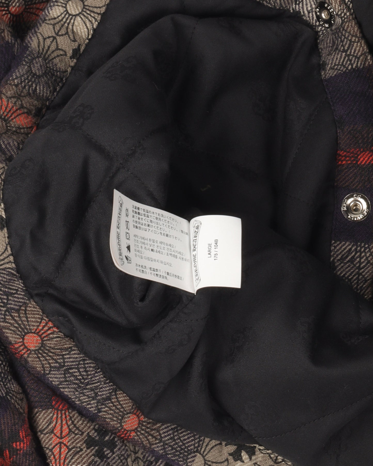 Monogram Quilted Padded Flannel Shirt Jacket