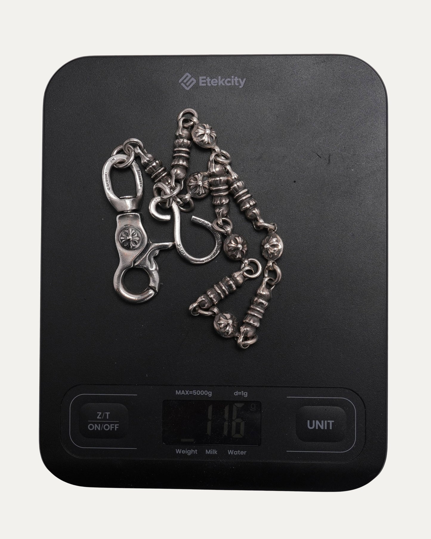 Plus Ball and Barrel Link Wallet Chain