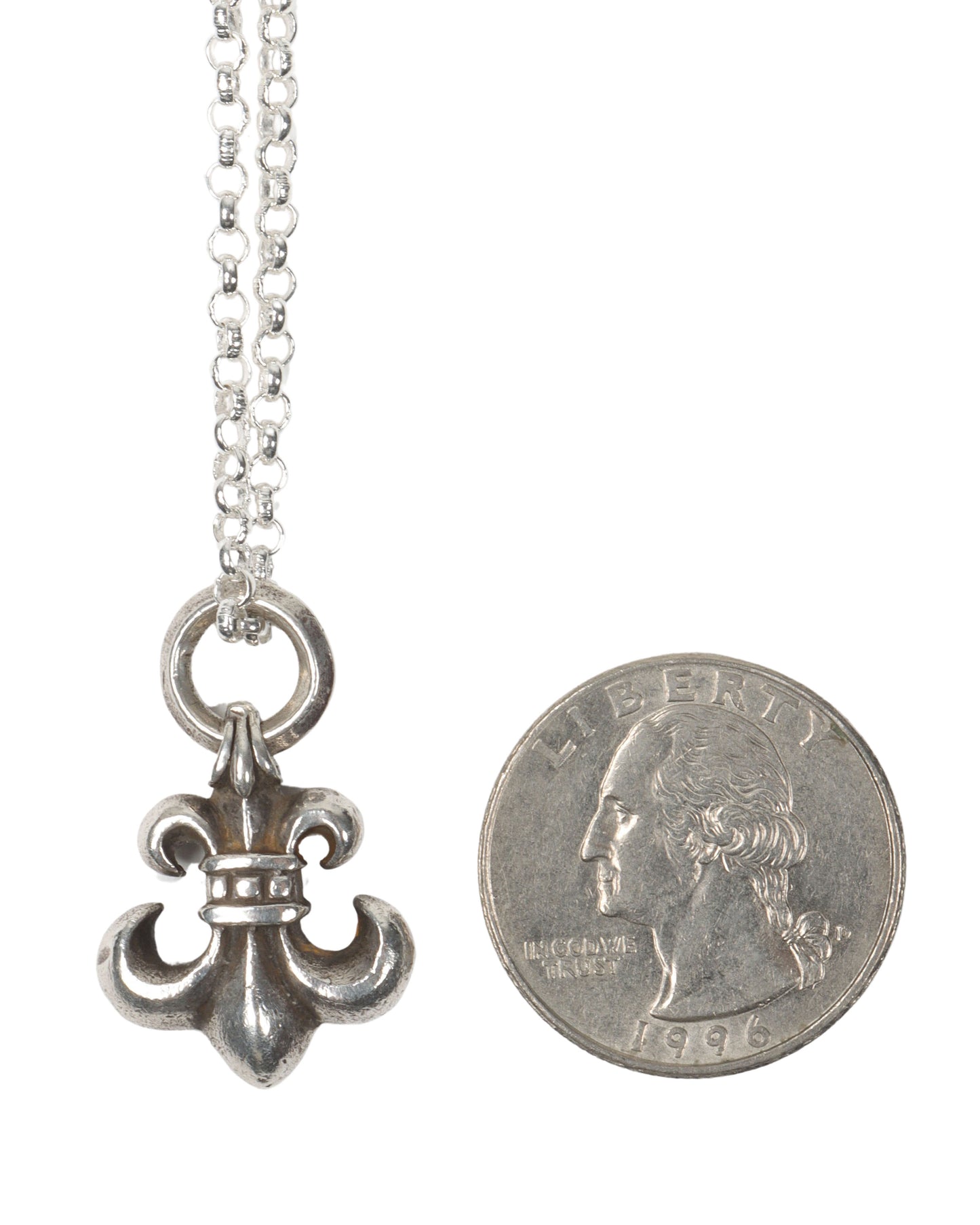 Fleur De Lis Pendant w/ Chain