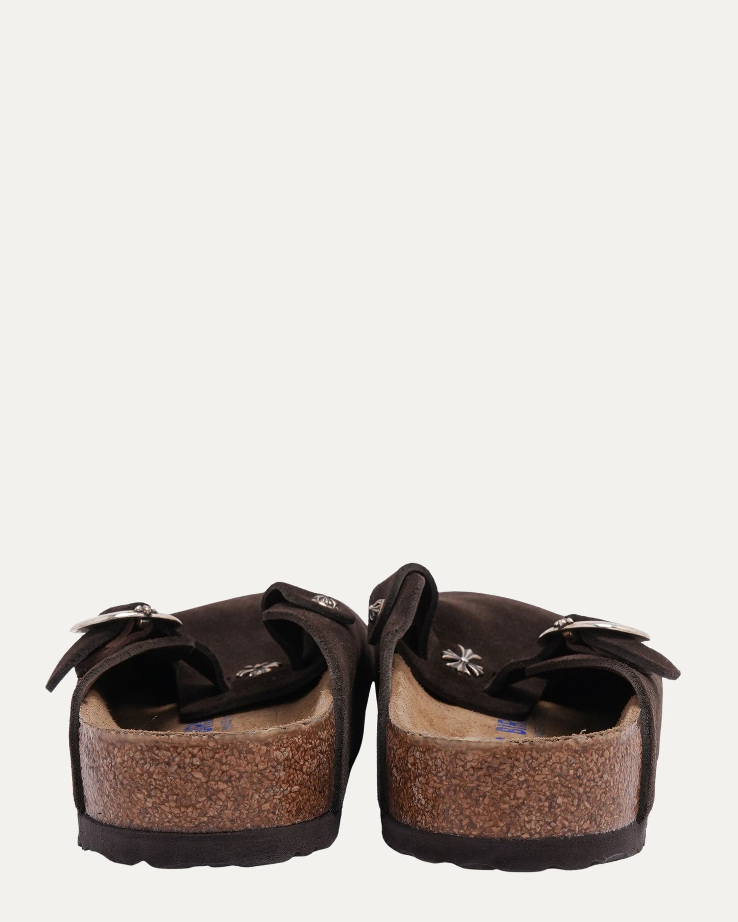 Cross Embellished Gunslinger Birkenstock Boston Clogs