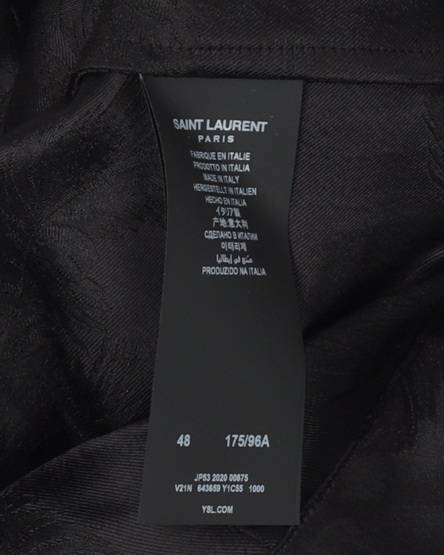 Tonal Floral Cropped Shirt