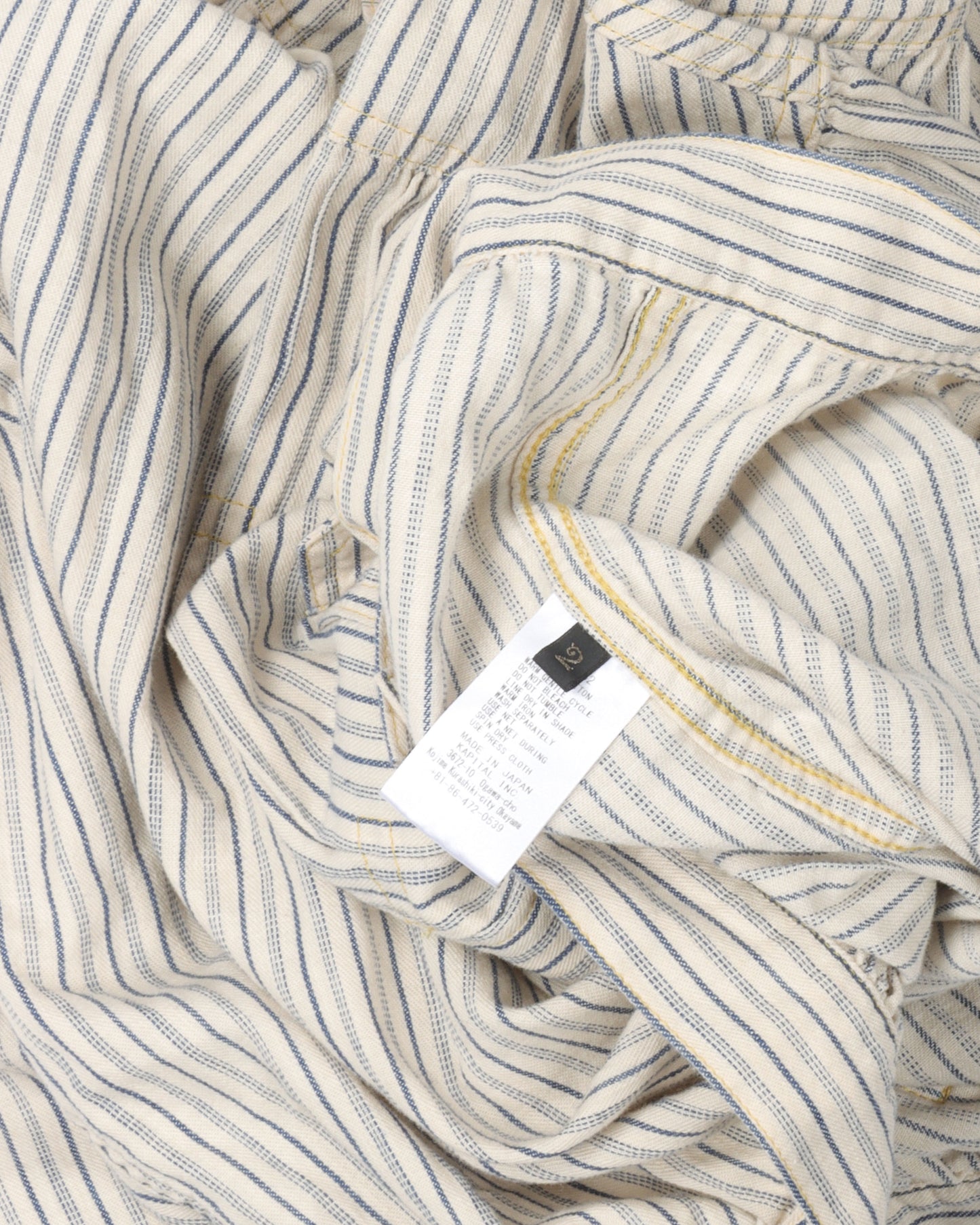 Twill Stripe Gypsy Blouse