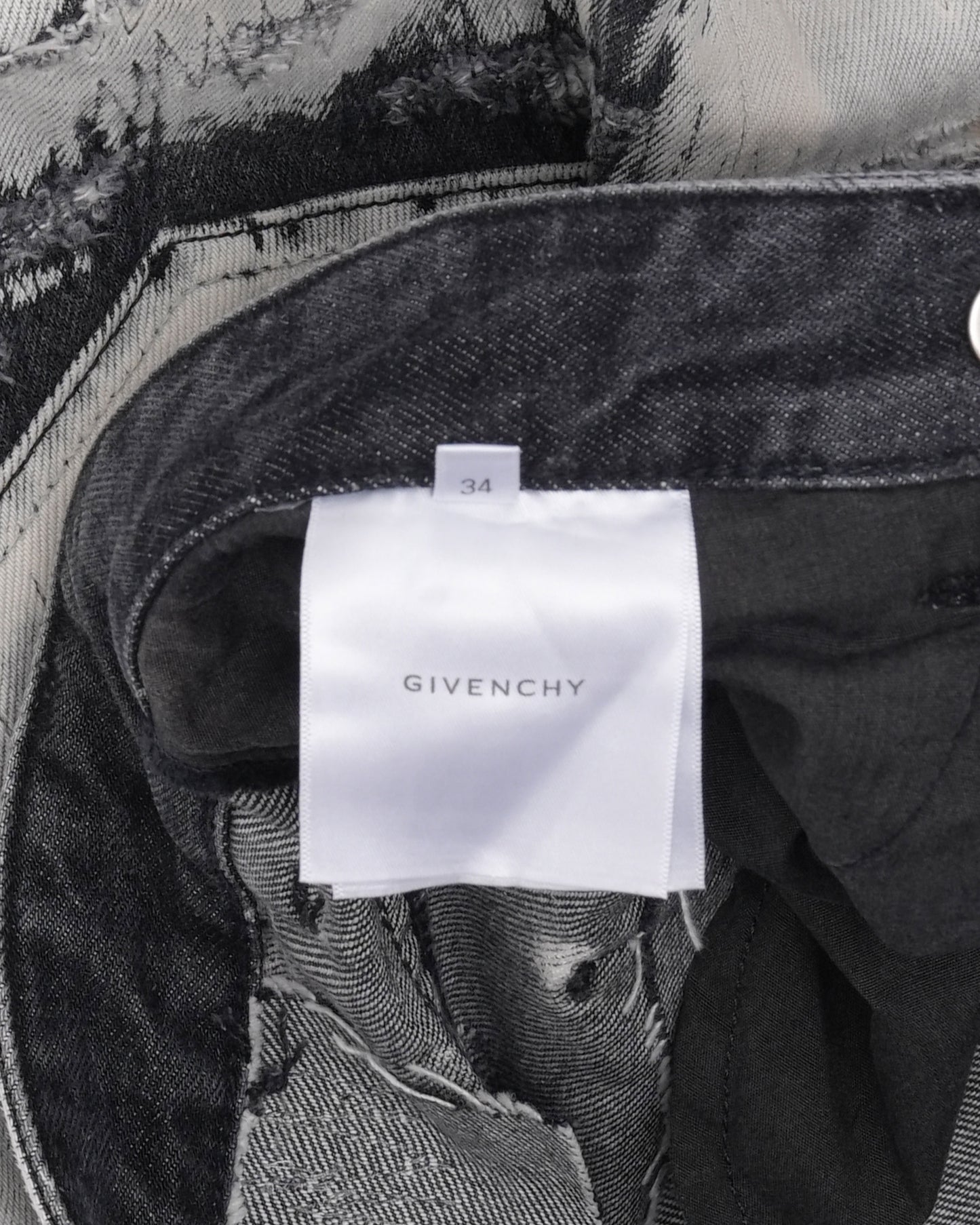 Distressed Bleached Jeans