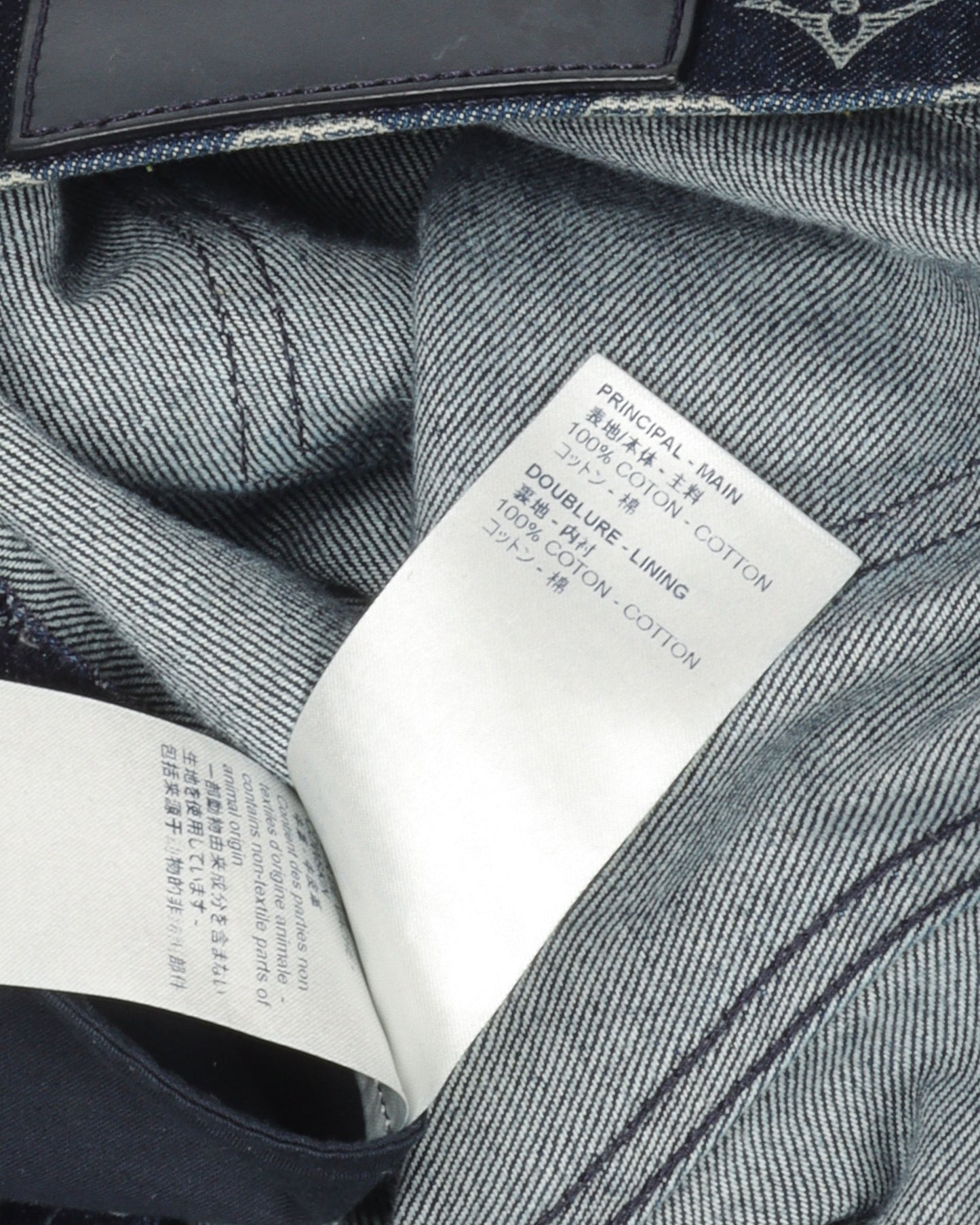 Indigo Monogram Jeans