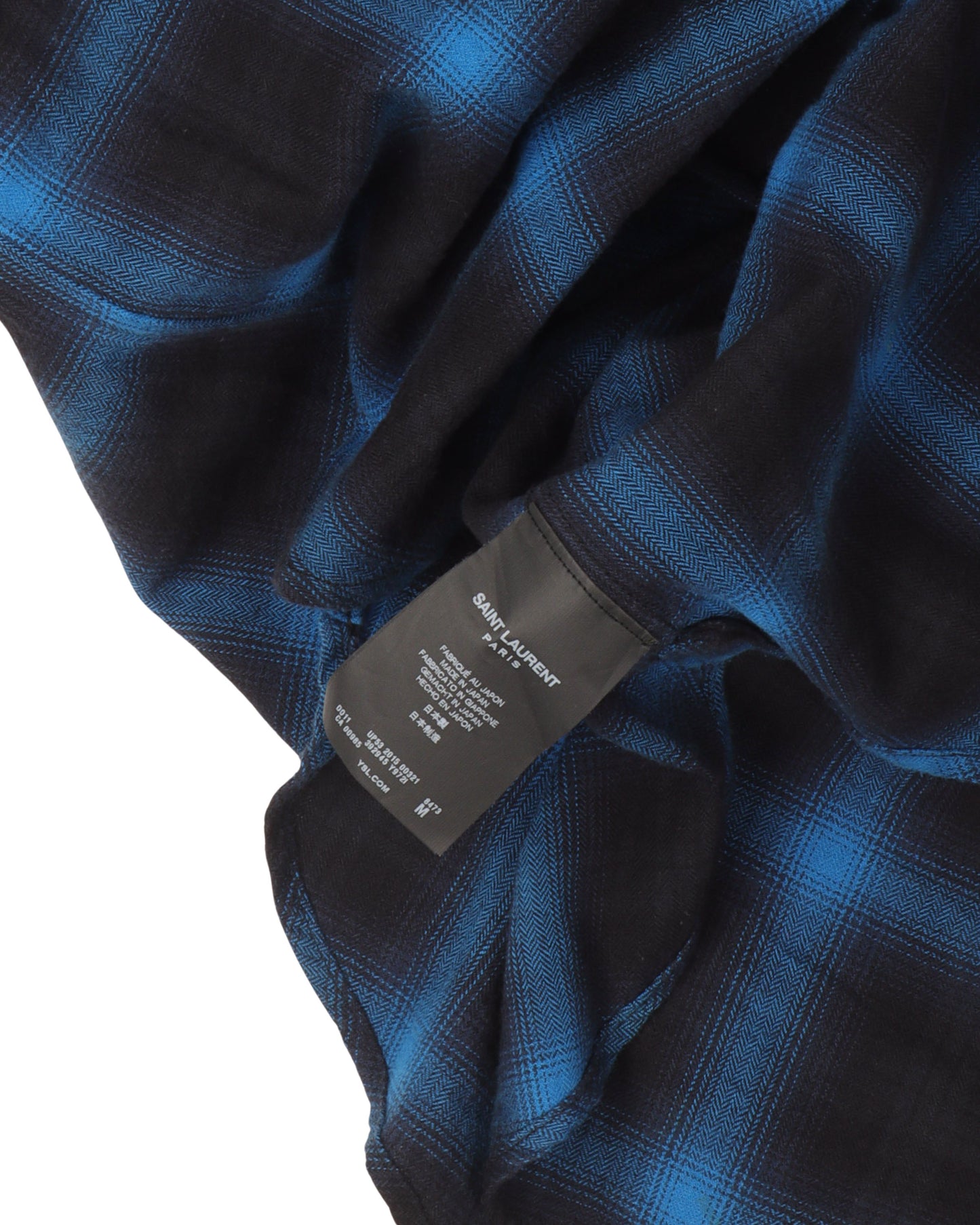 Silk Lined Plaid Flannel Shirt