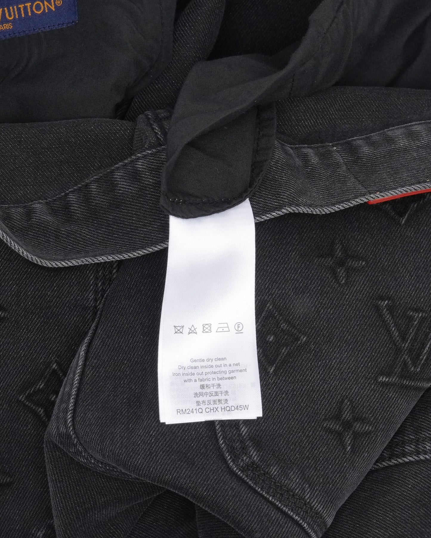 Embossed Monogram Double Knee Carpenter Pants