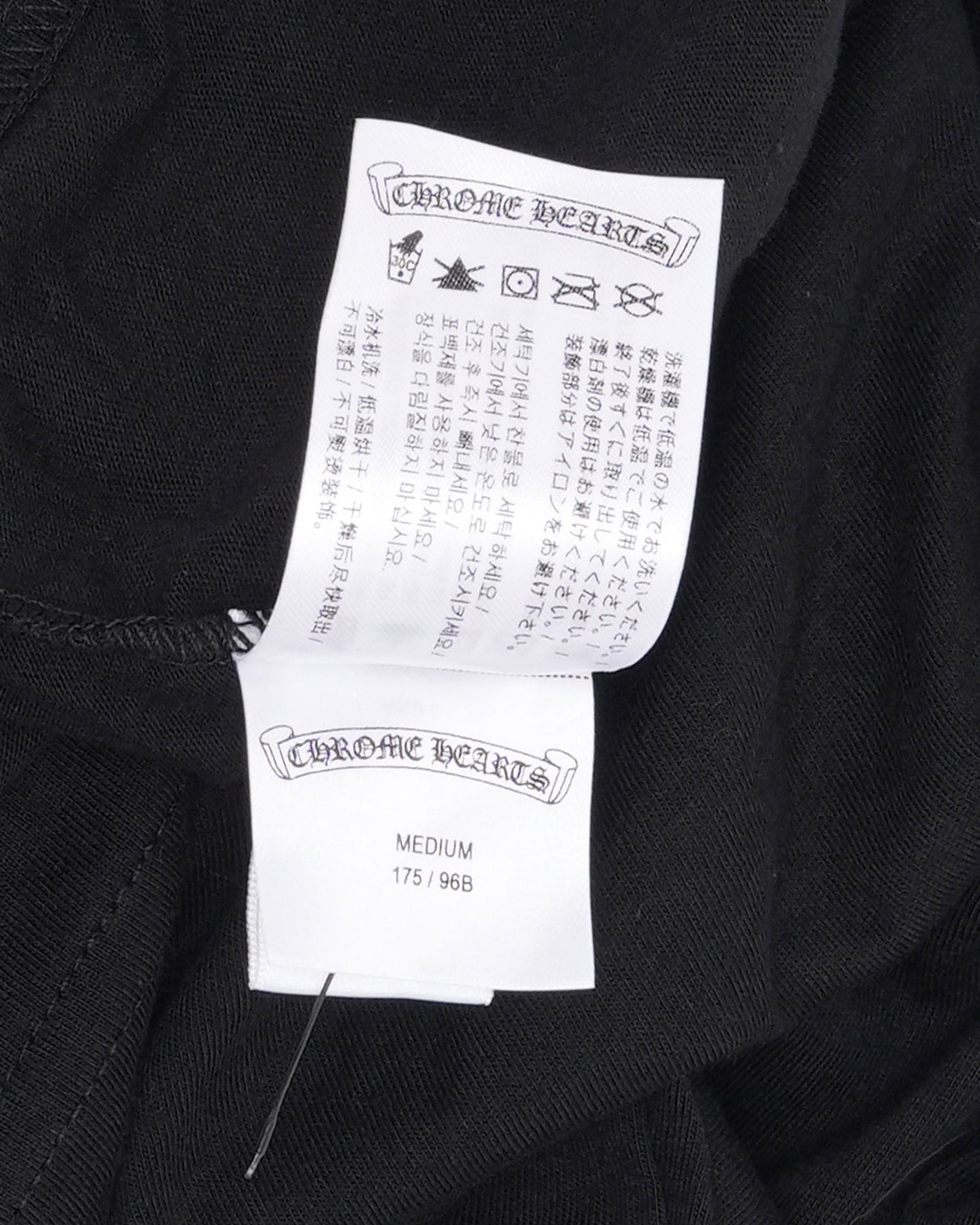Neck Logo Long Sleeve Pocket T-Shirt